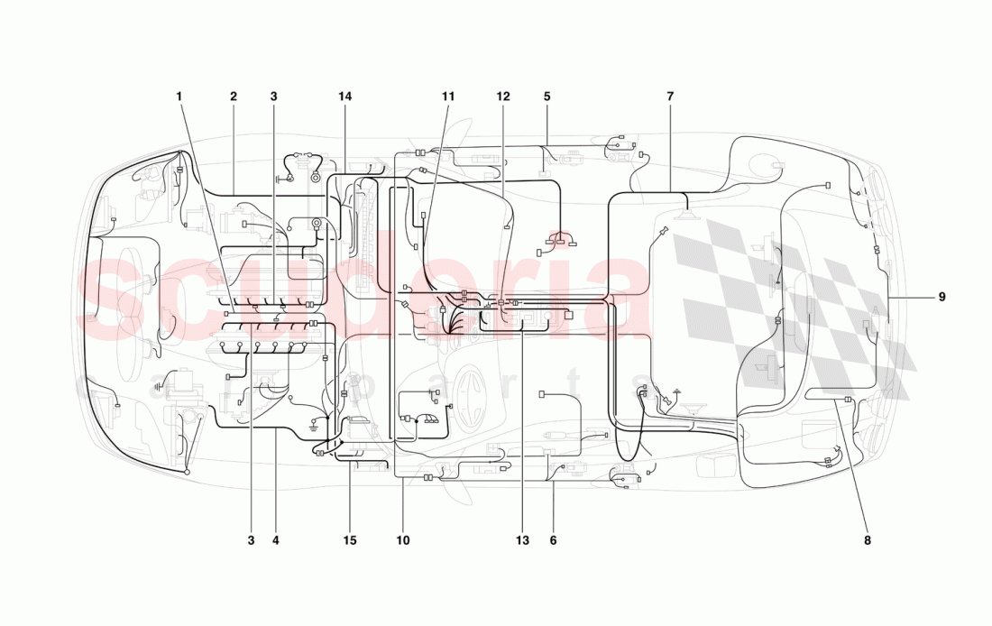 ELECTRICAL SYSTEM of Ferrari Ferrari 550 Maranello (2011-2012)