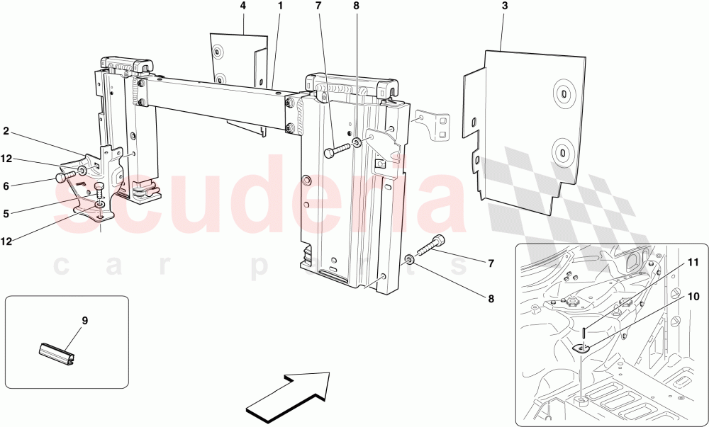 ELECTRIC ROOF: ROLLBAR AND ACCESSORIES of Ferrari Ferrari California (2012-2014)