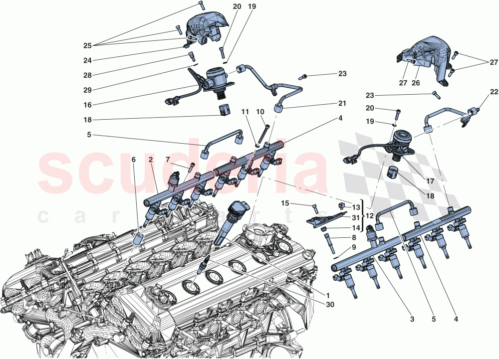 INJECTION - IGNITION SYSTEM of Ferrari Ferrari LaFerrari Aperta