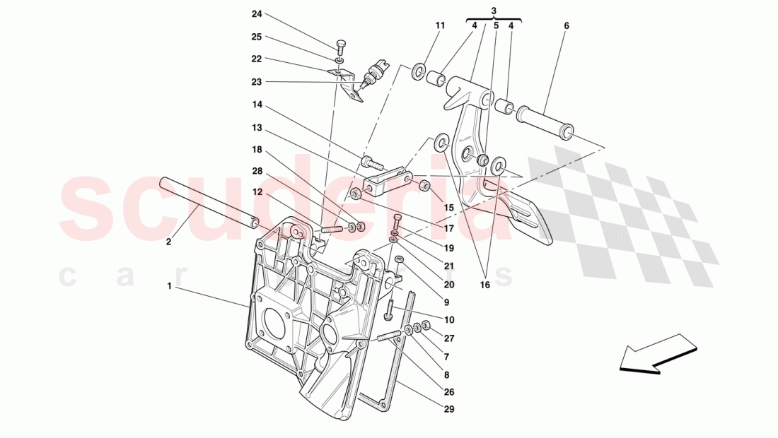 PEDALS of Ferrari Ferrari 360 Challenge (2000)