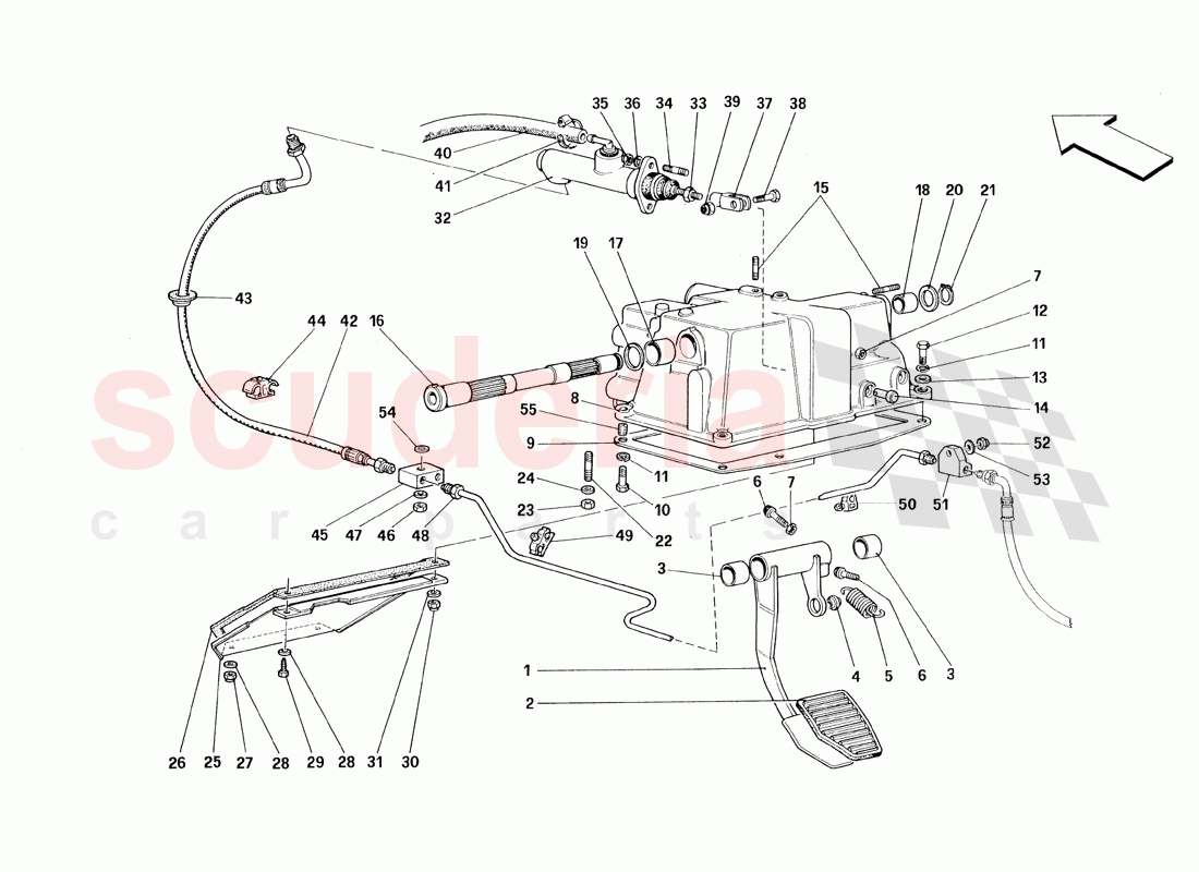 Clutch Release Control - Not for GD of Ferrari Ferrari 348 TS (1993)