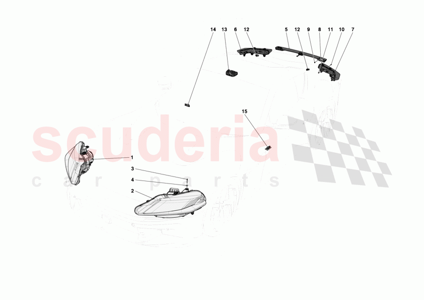 LIGHTING SYSTEMS of Ferrari Ferrari 12Cilindri