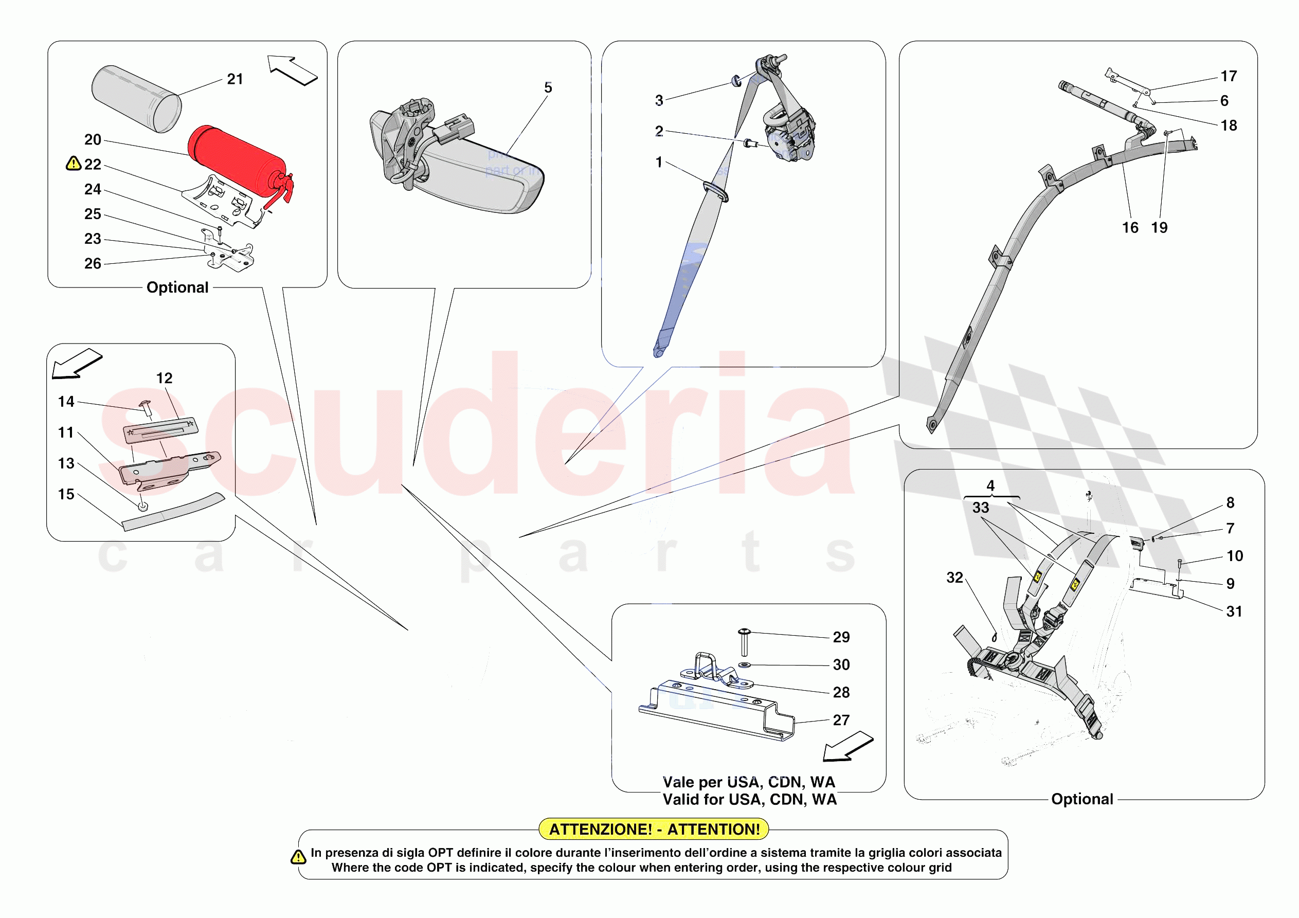 OTHER INTERIOR TRIM ACCESSORIES of Ferrari Ferrari 296 GTB Europe