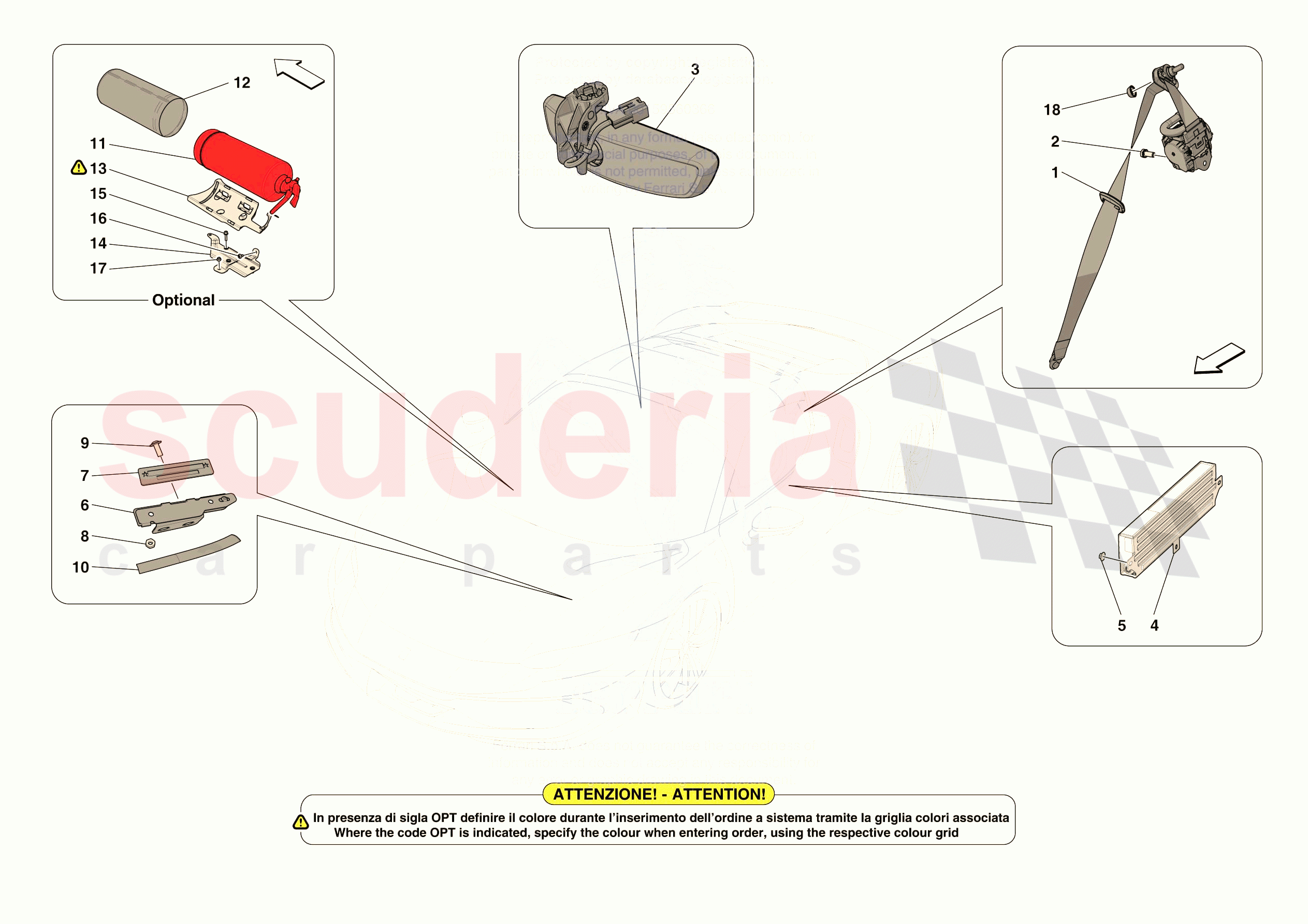 OTHER INTERIOR TRIM ACCESSORIES of Ferrari Ferrari 296 GTS Europe