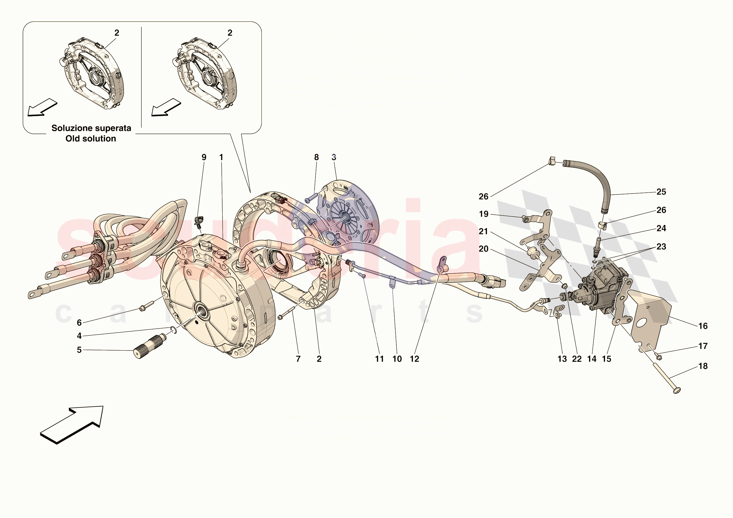 ELECTRIC MACHINE of Ferrari Ferrari 296 GTS Europe