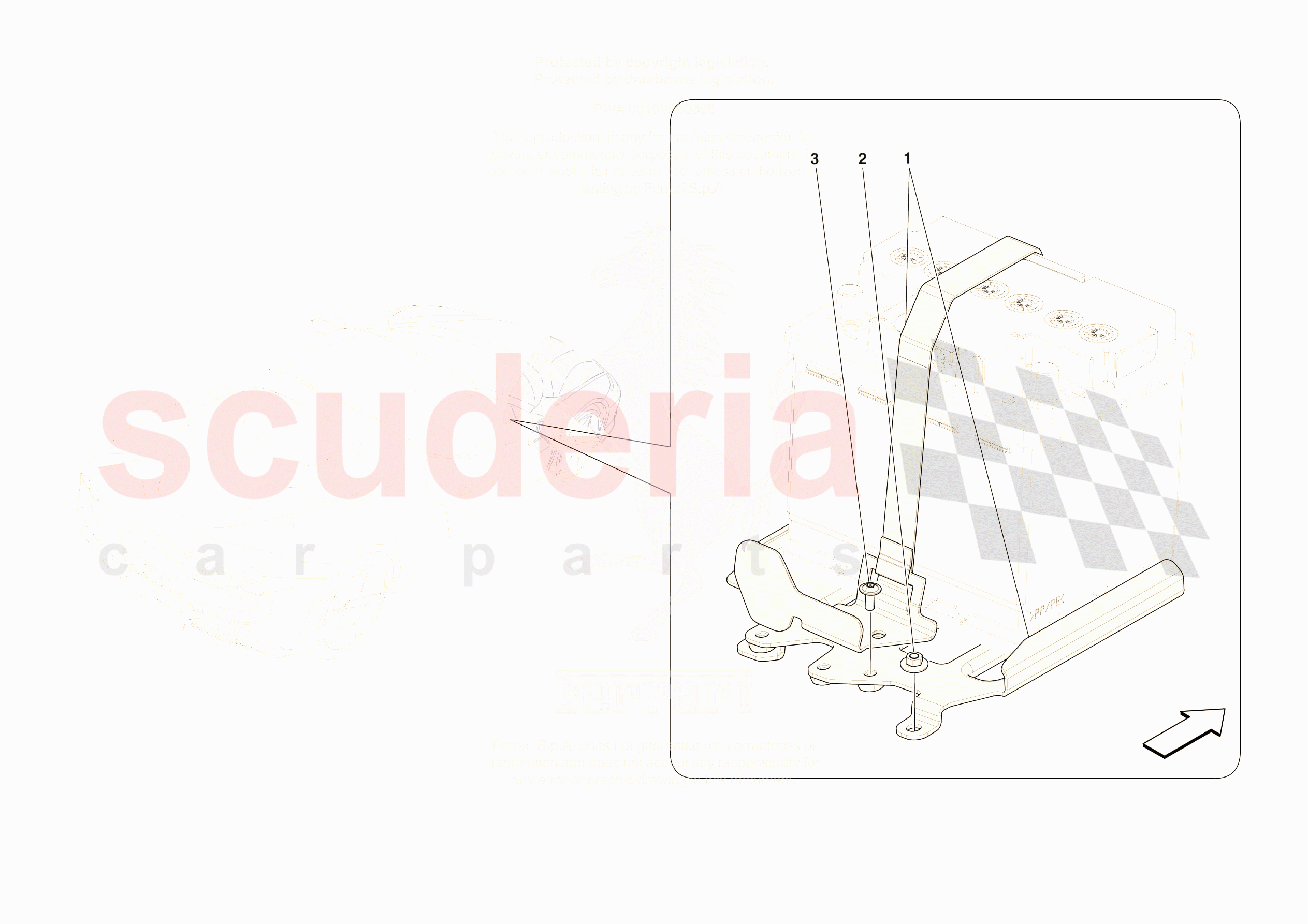 BATTERY INSTALLATION of Ferrari Ferrari 296 GTS USA