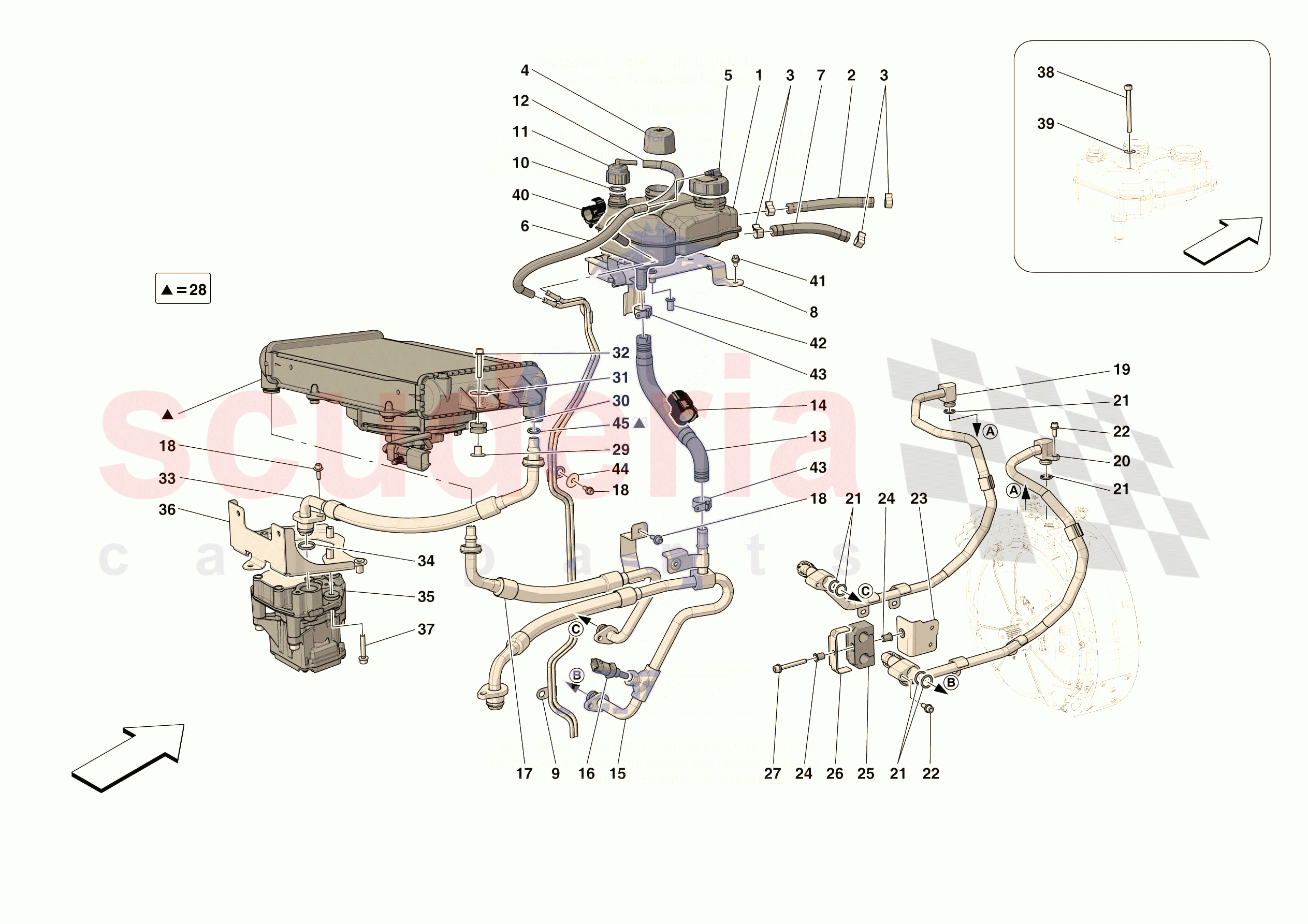 ELECTRIC MACHINE COOLING of Ferrari Ferrari 296 GTS USA