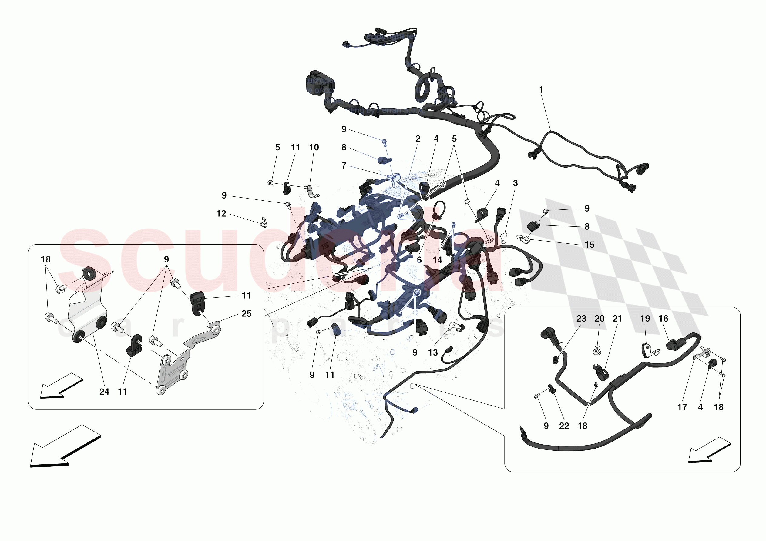 ENGINE ELECTRICAL SYSTEM of Ferrari Ferrari 488 Pista Europe