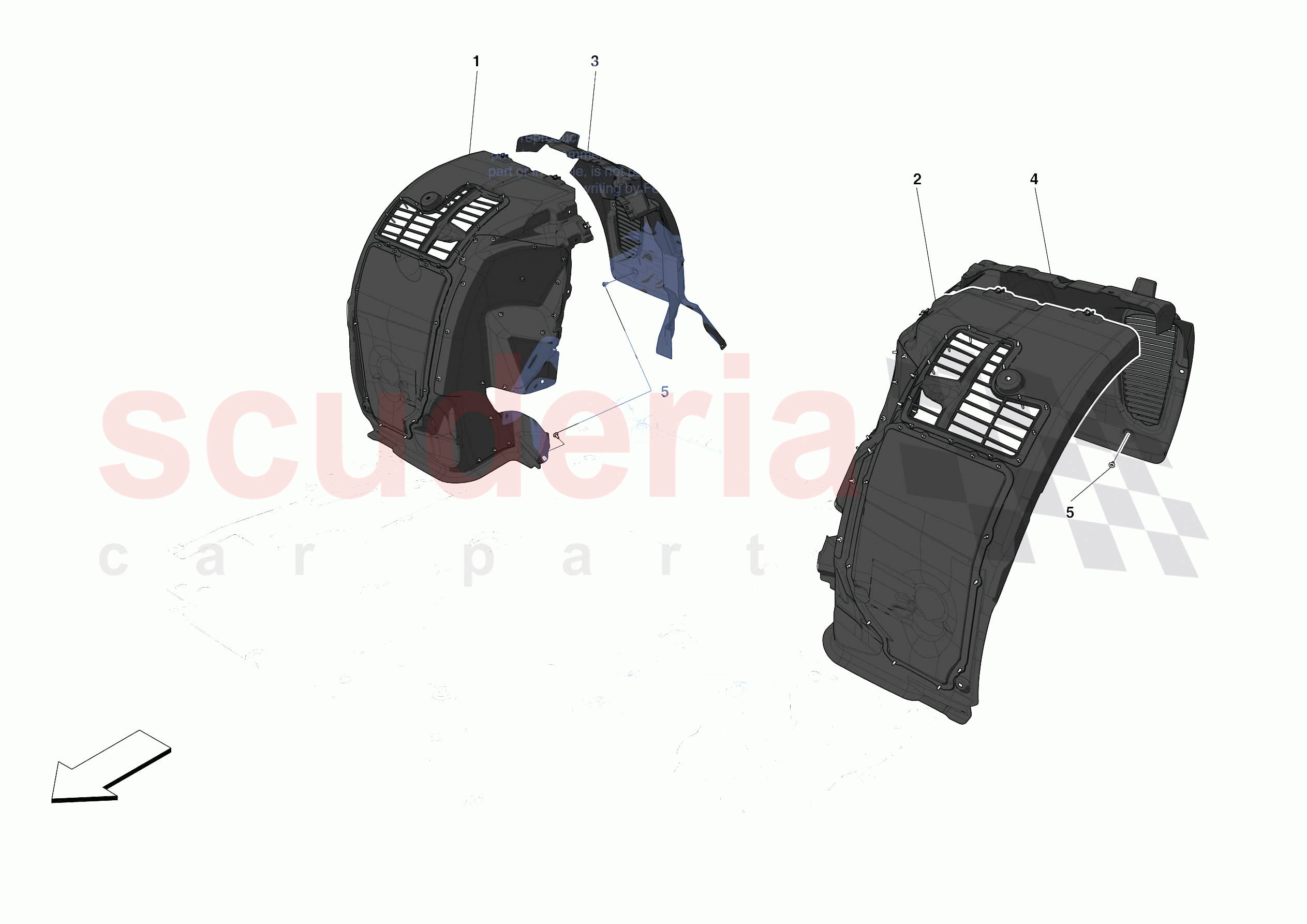 REAR WHEELHOUSE of Ferrari Ferrari 488 Pista Spider Europe RH