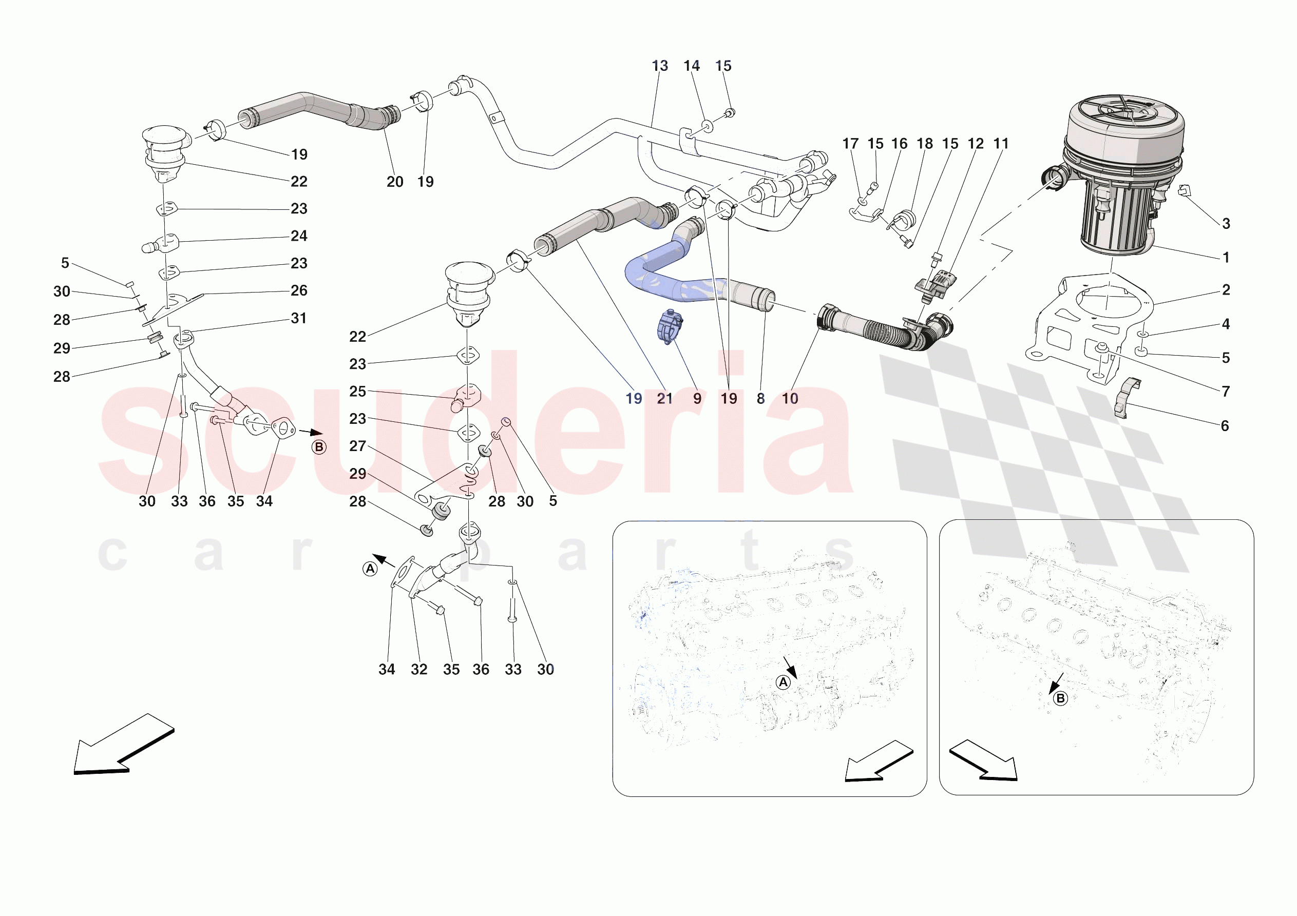 EMISSIONS CONTROL SYSTEM of Ferrari Ferrari 812 Competizione Europe