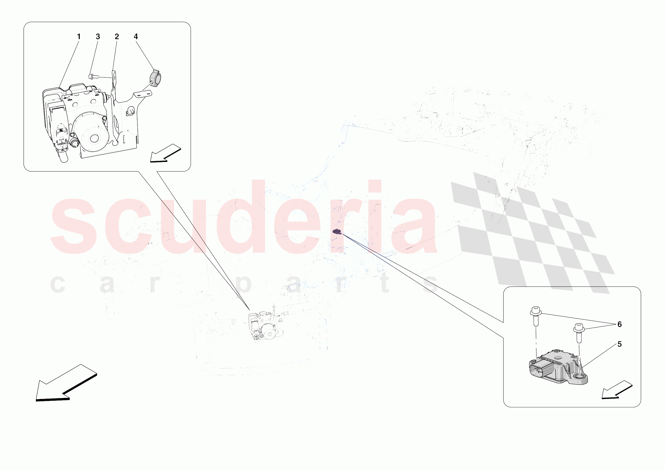 ABS ASR SYSTEM of Ferrari Ferrari Daytona SP3 USA