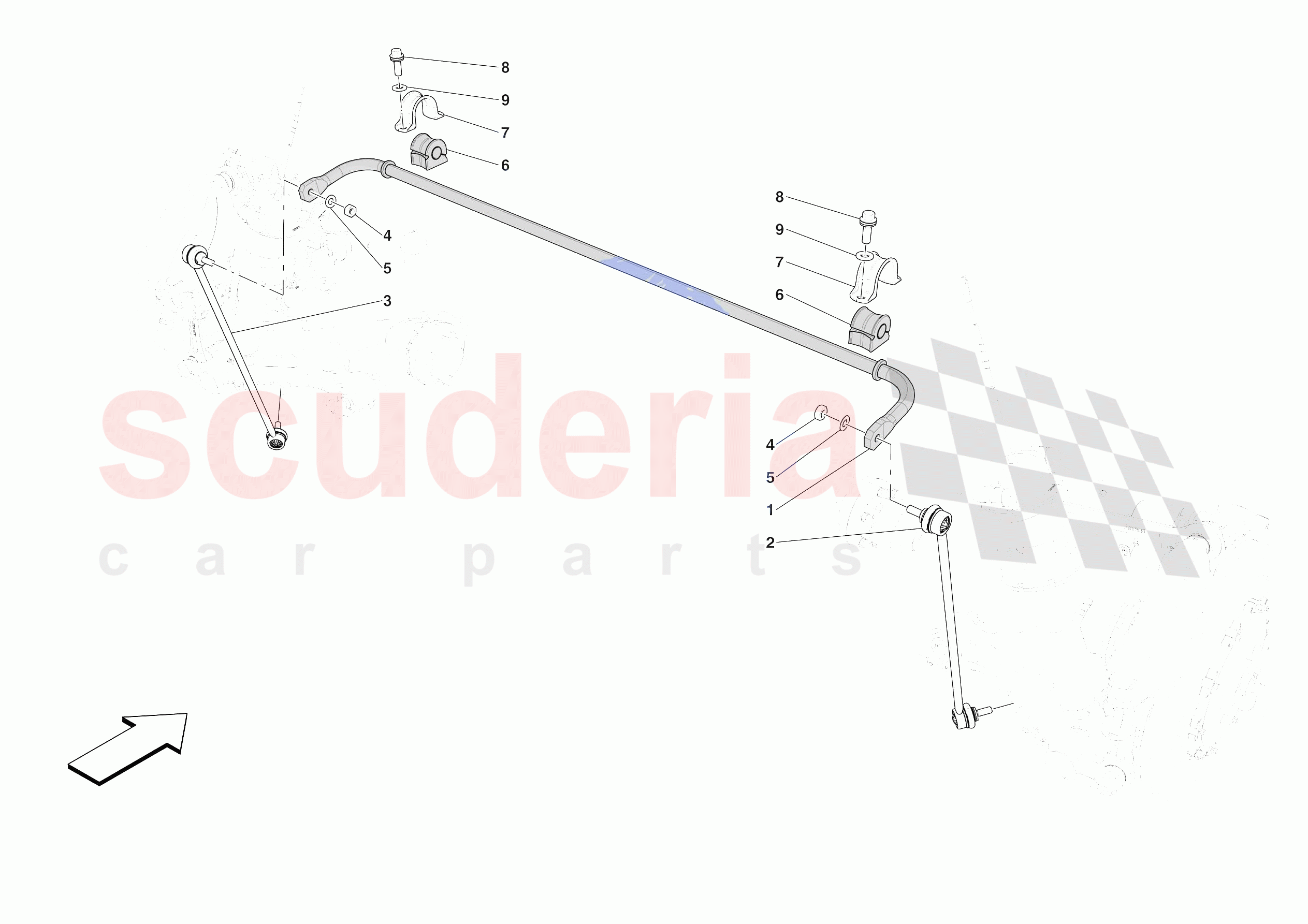 REAR TORSION BAR - TABLE NOT AVAILABLE - of Ferrari Ferrari Daytona SP3 USA