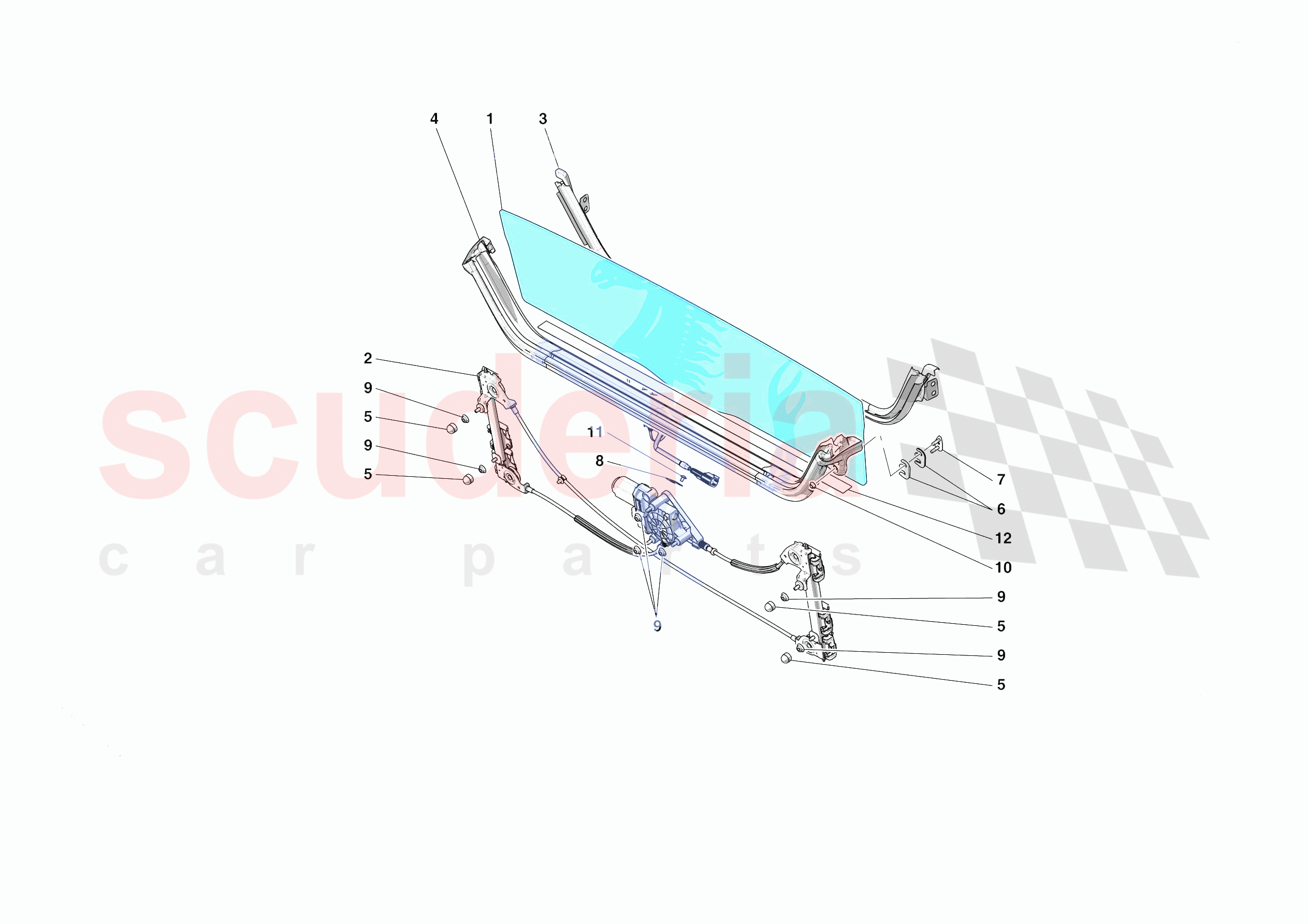 REAR SCREEN of Ferrari Ferrari F8 Spider Europe