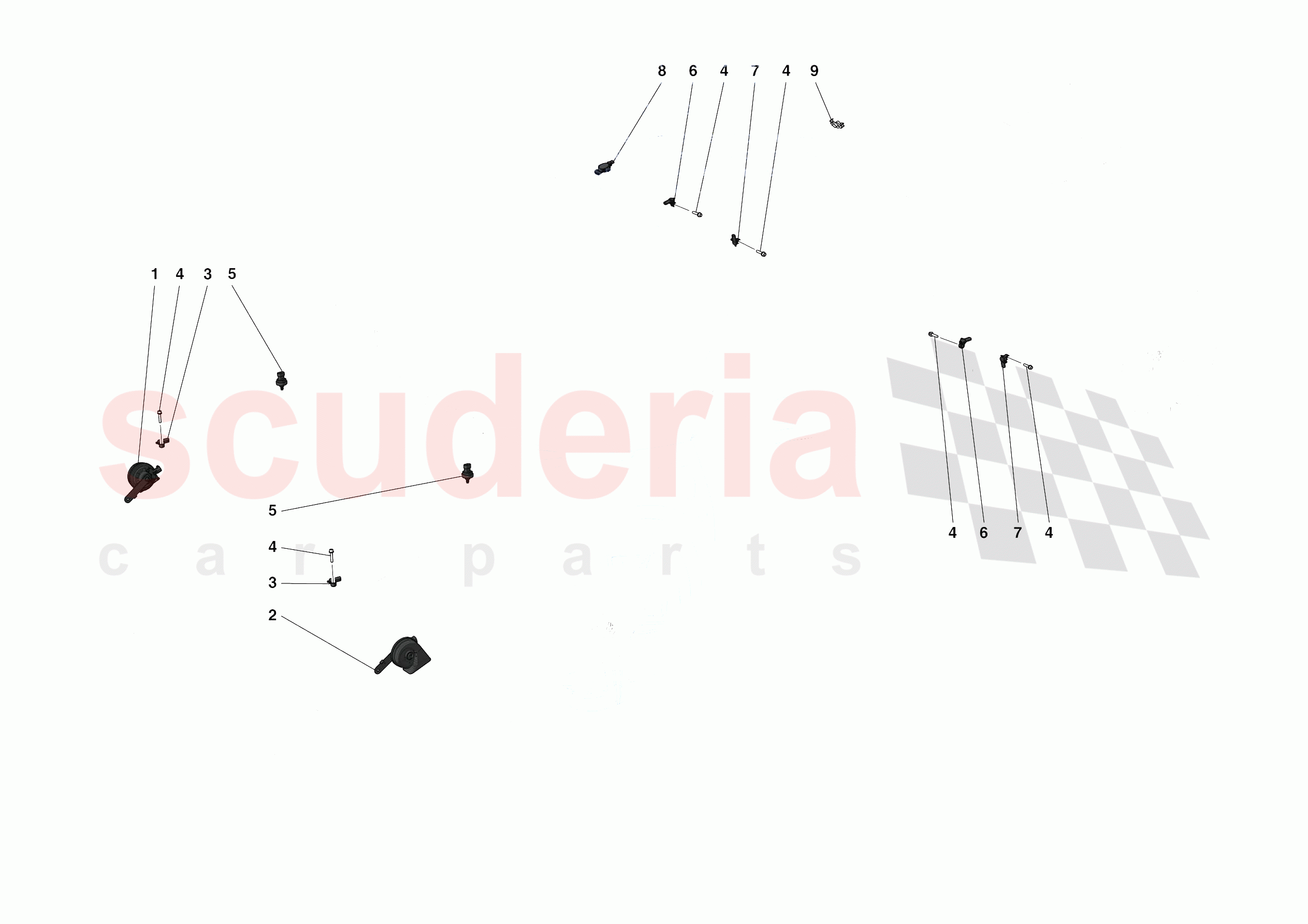 OTHER ELECTRICAL DEVICES of Ferrari Ferrari F8 Spider Europe RH