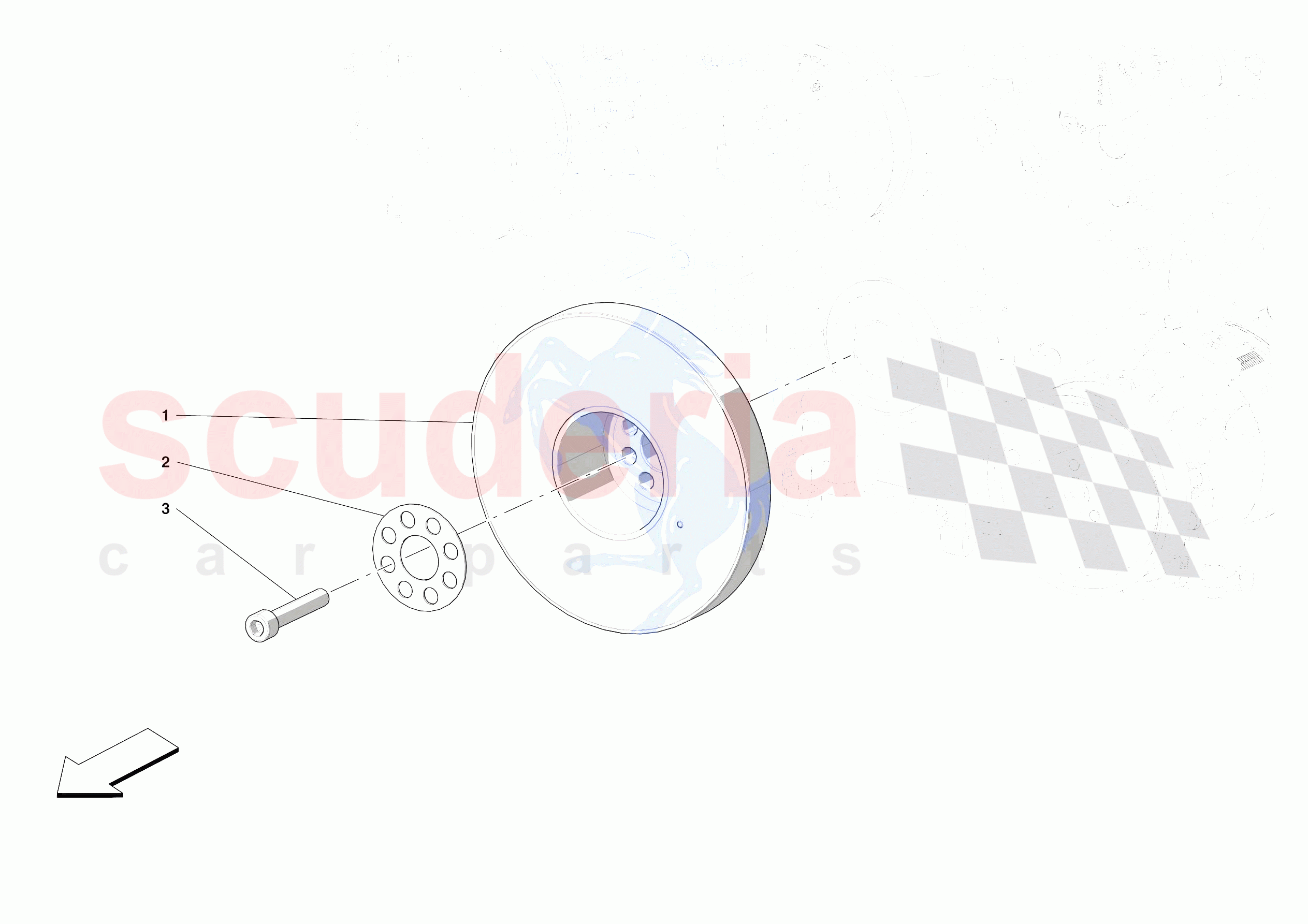 TORSION DAMPER of Ferrari Ferrari F8 Tributo Europe RH