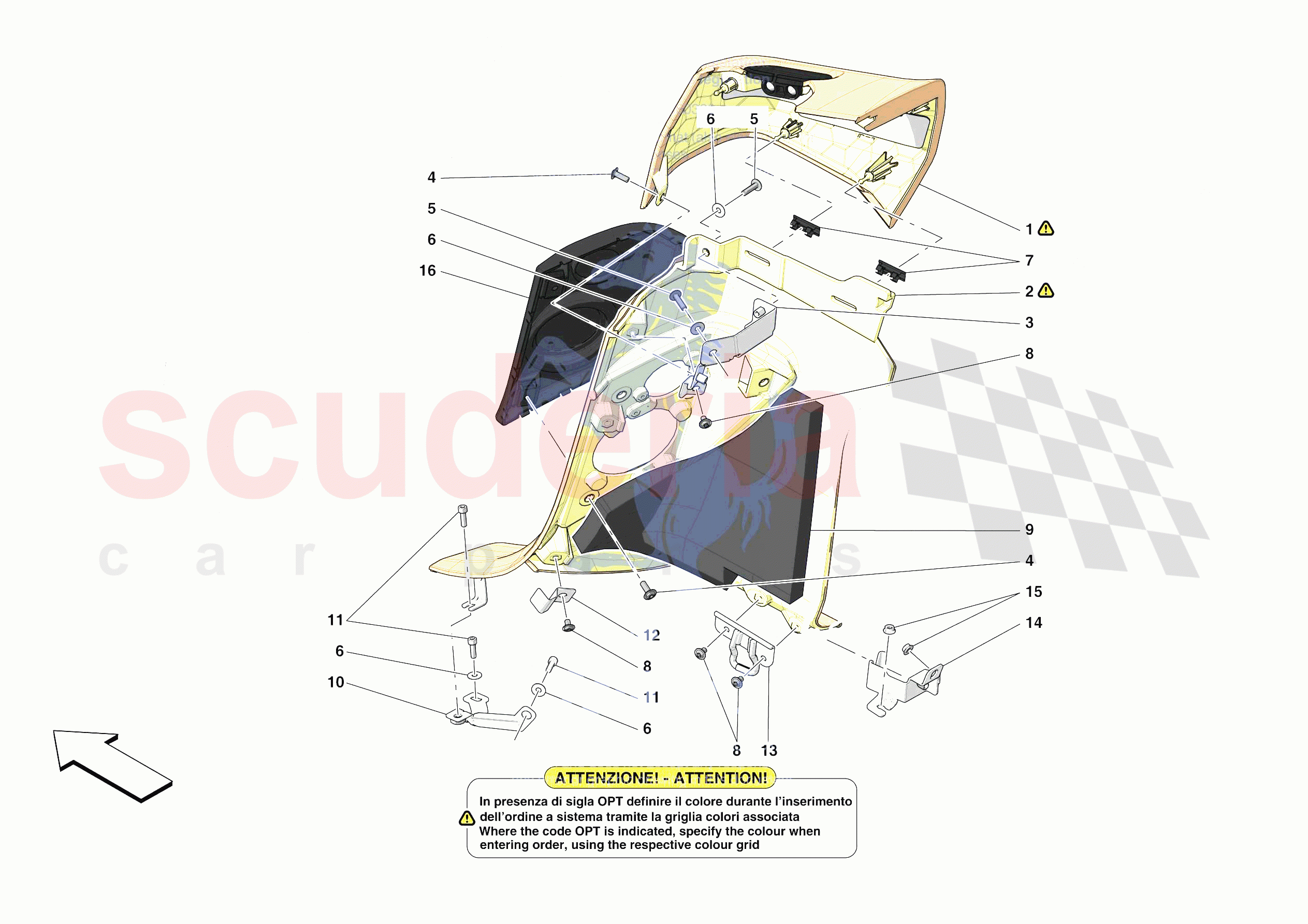 OTHER INTERIOR TRIM ELEMENTS of Ferrari Ferrari F8 Tributo Europe RH