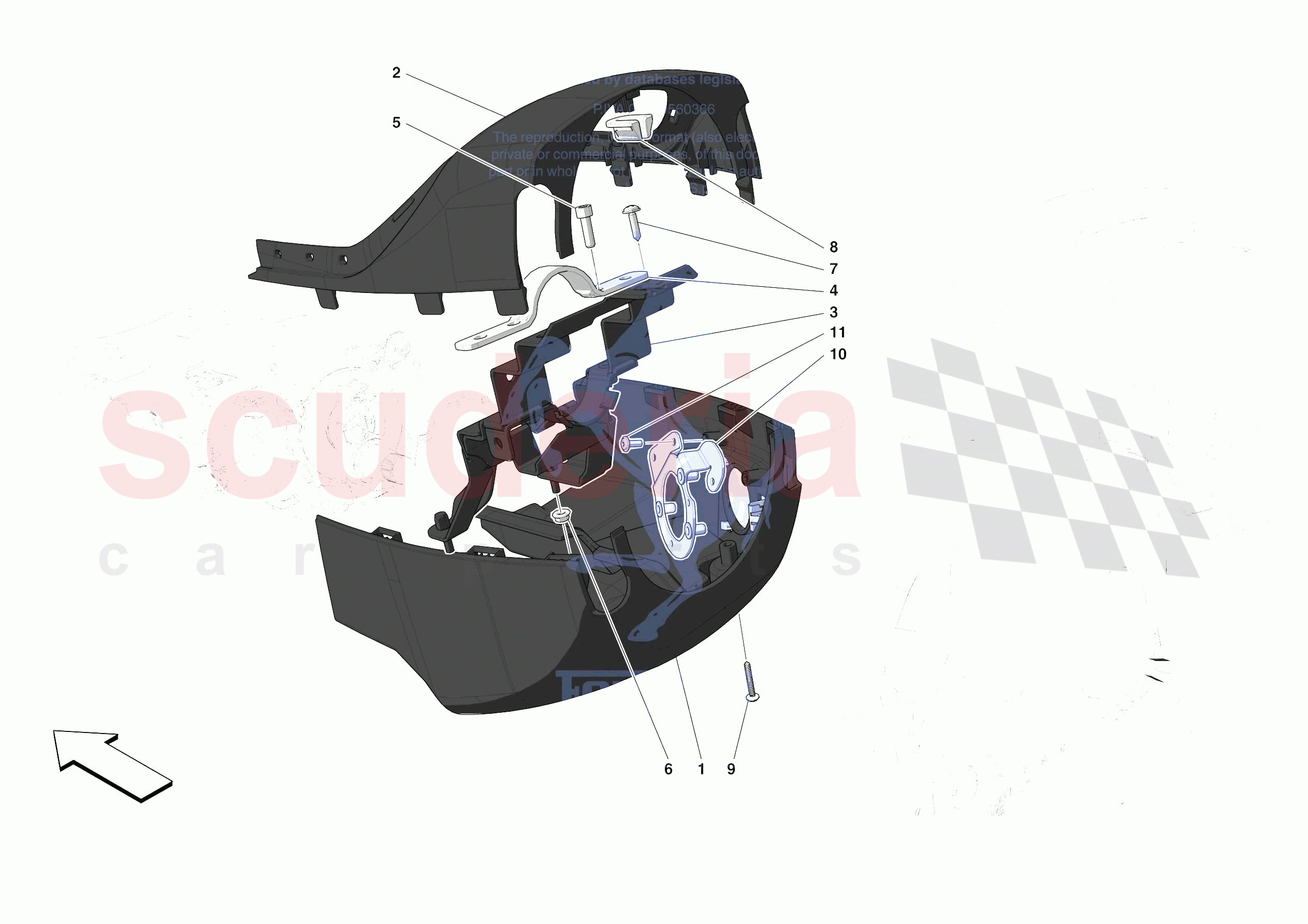 OTHER INTERIOR TRIM ELEMENTS of Ferrari Ferrari Monza SPA1 Europe