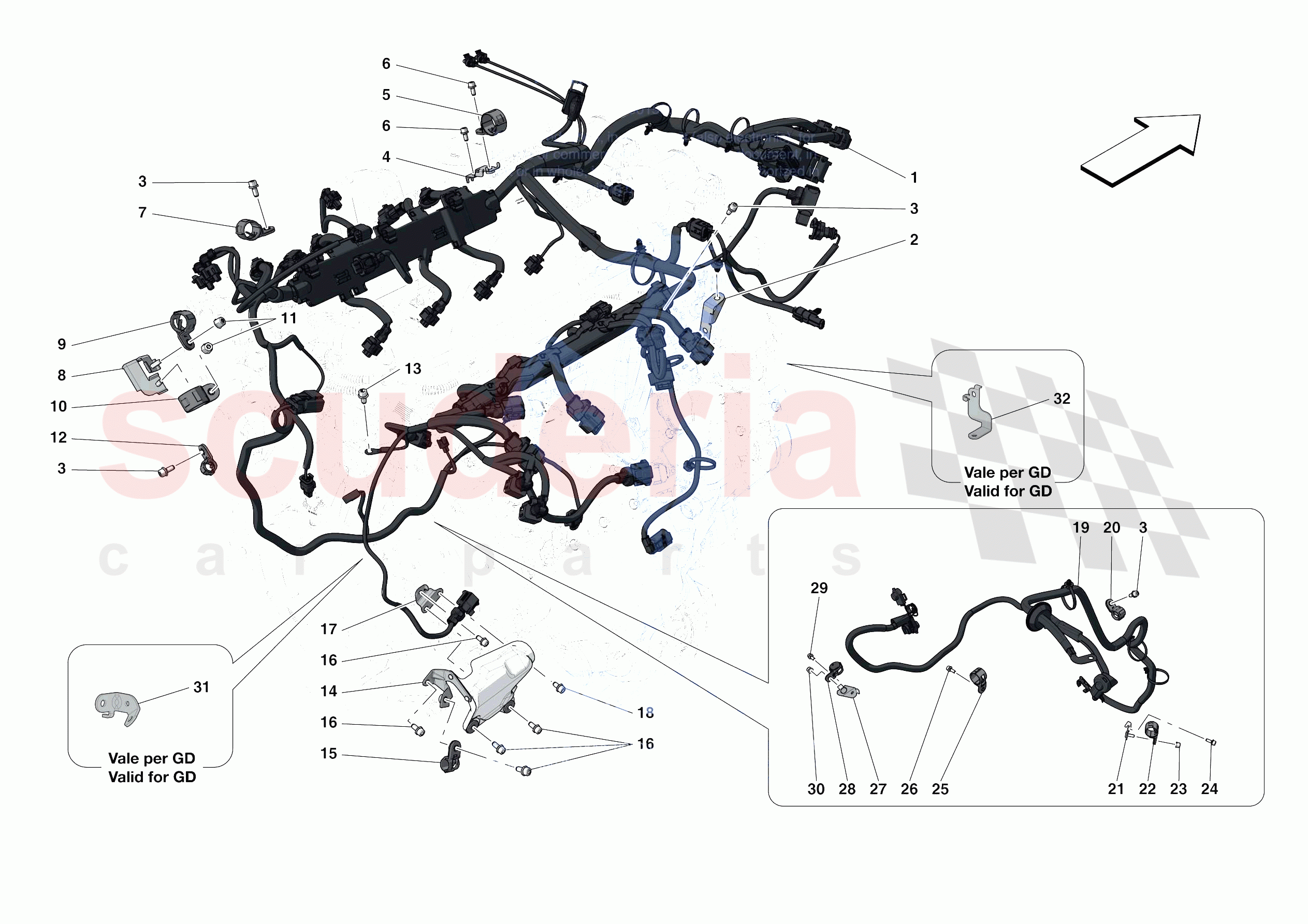 ENGINE ELECTRICAL SYSTEM of Ferrari Ferrari Portofino Europe