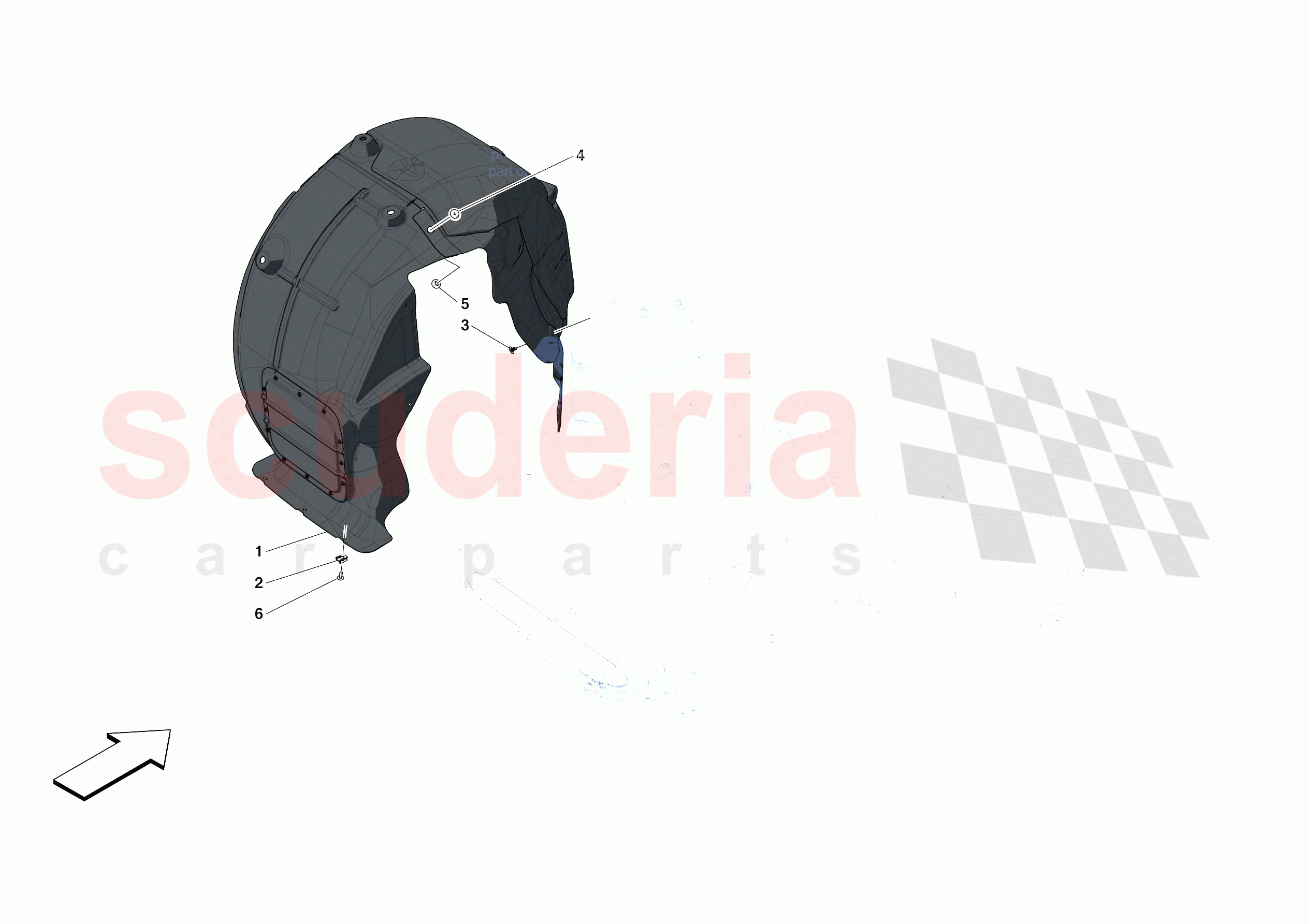 REAR WHEELHOUSE of Ferrari Ferrari Portofino Europe RH