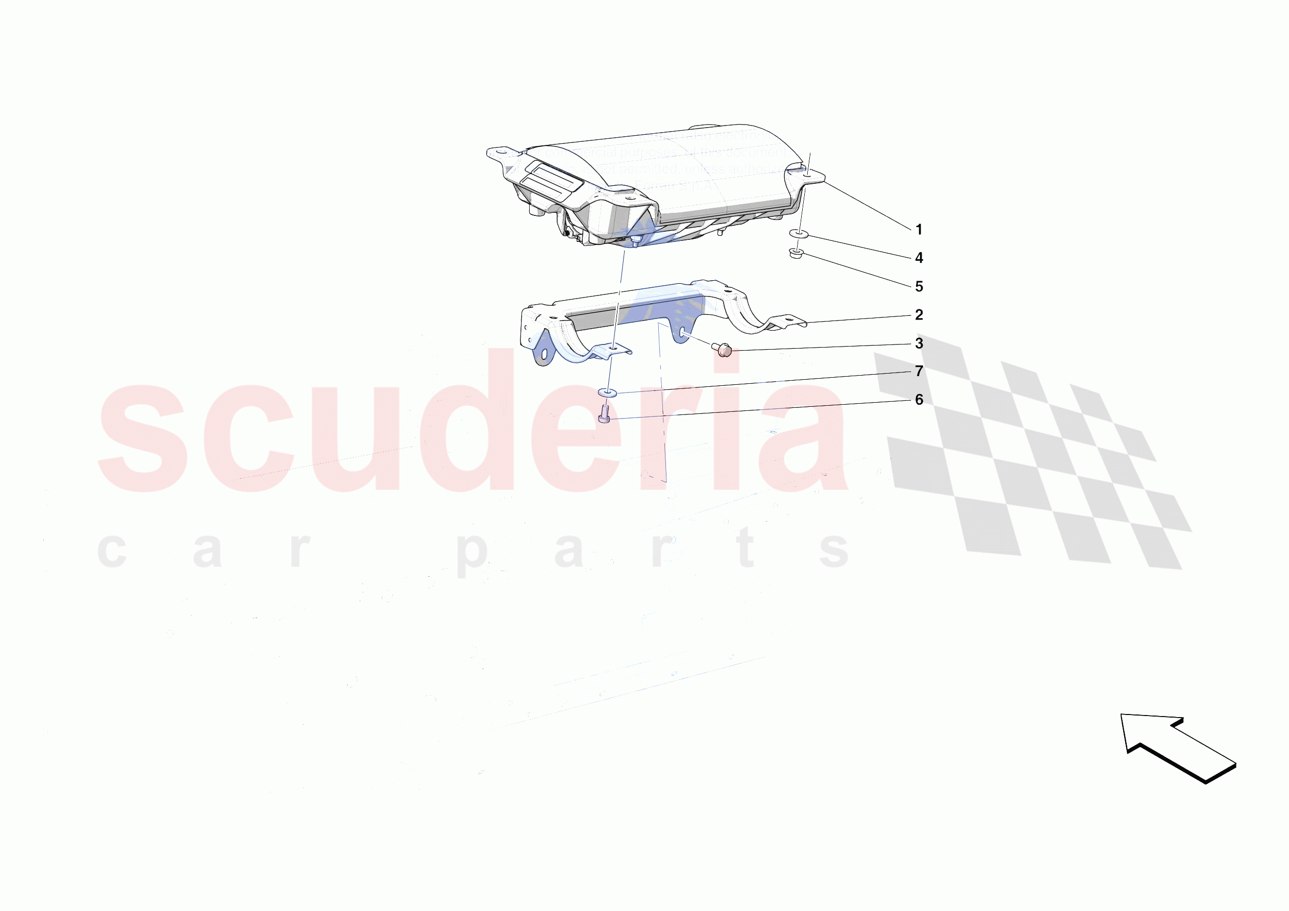 DASHBOARD - PASSENGER AIRBAG of Ferrari Ferrari Portofino Europe RH