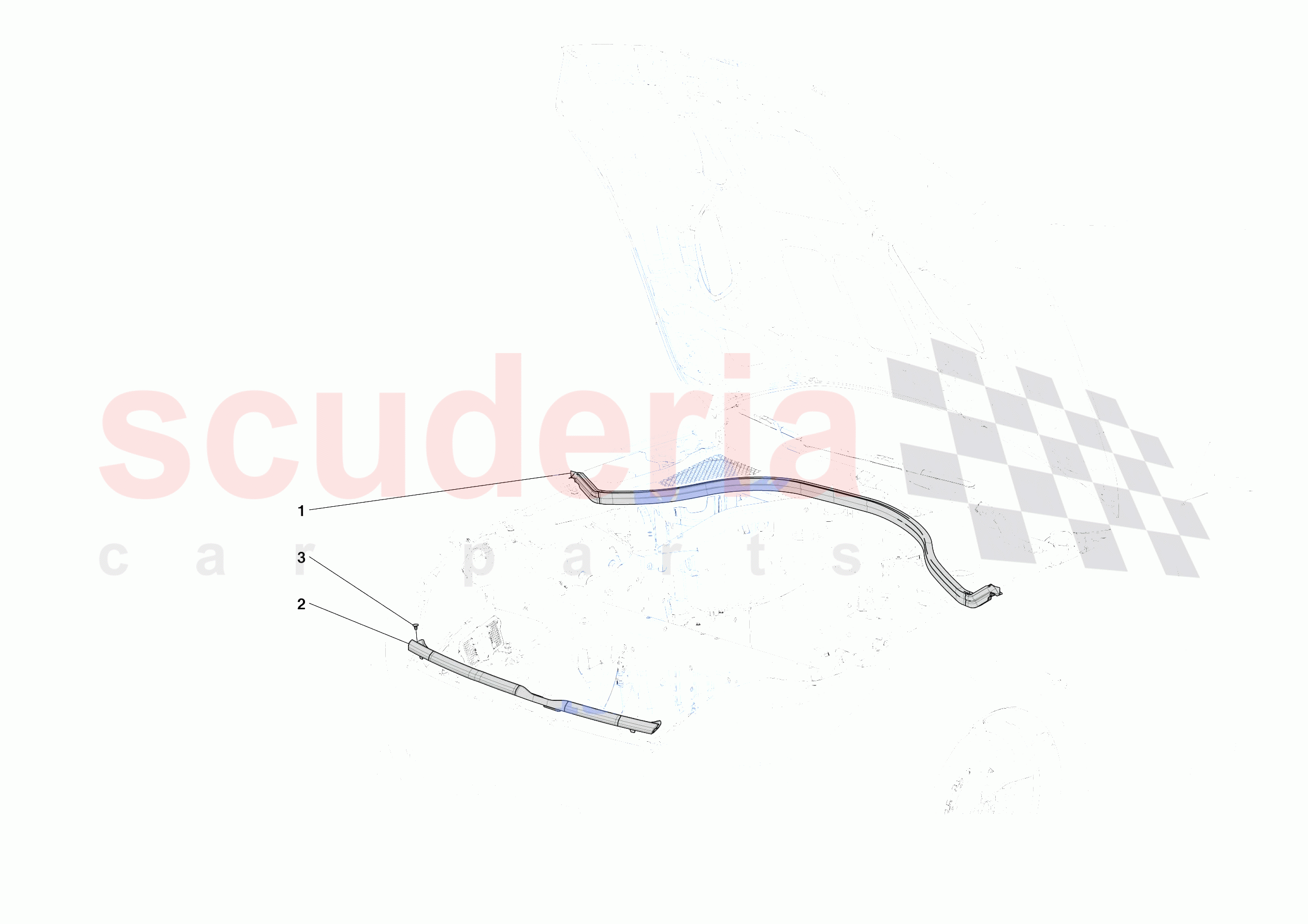 FRONT LID SEALS of Ferrari Ferrari Portofino M Europe RH