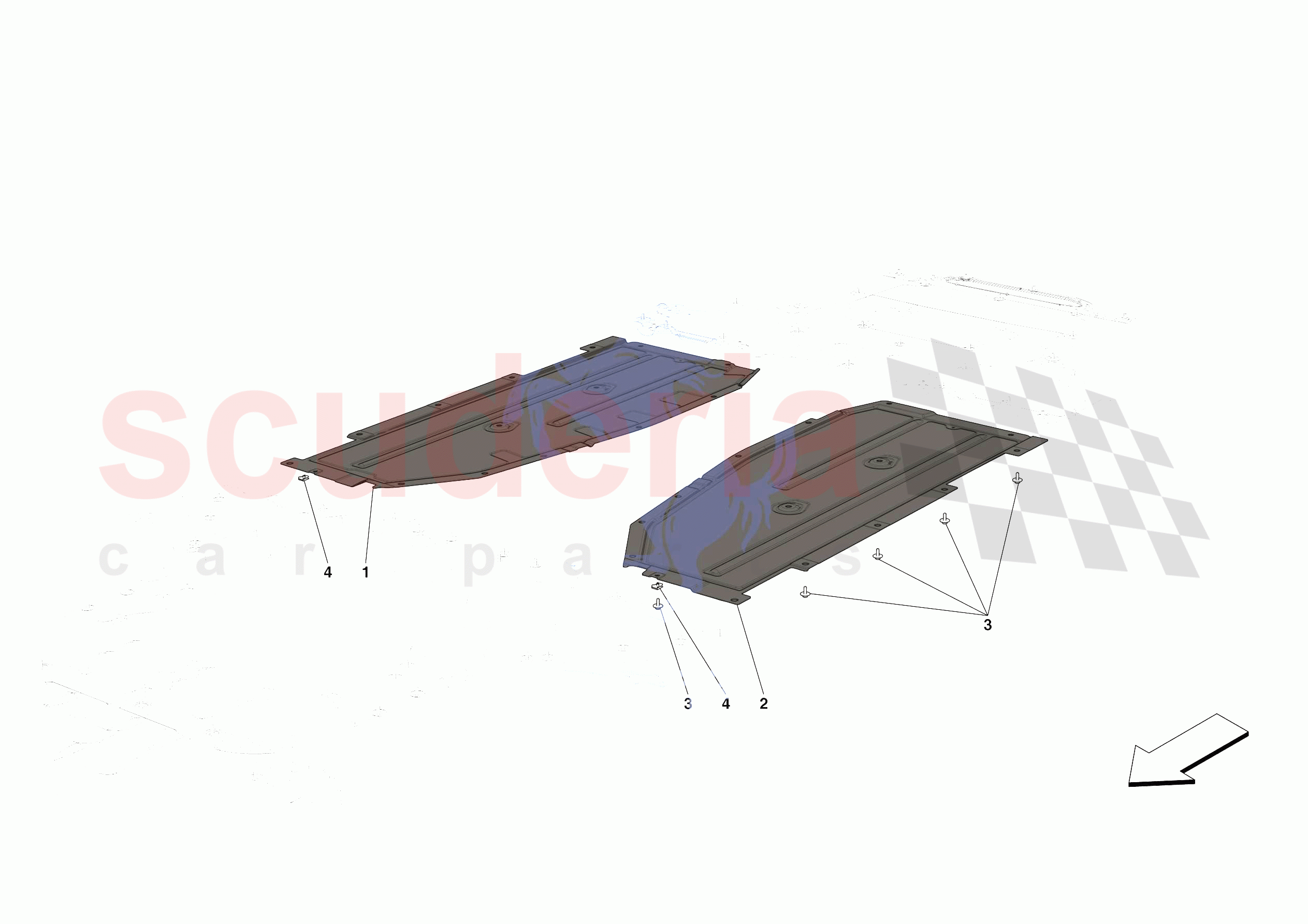 CENTRE SHIELDS of Ferrari Ferrari Portofino M USA