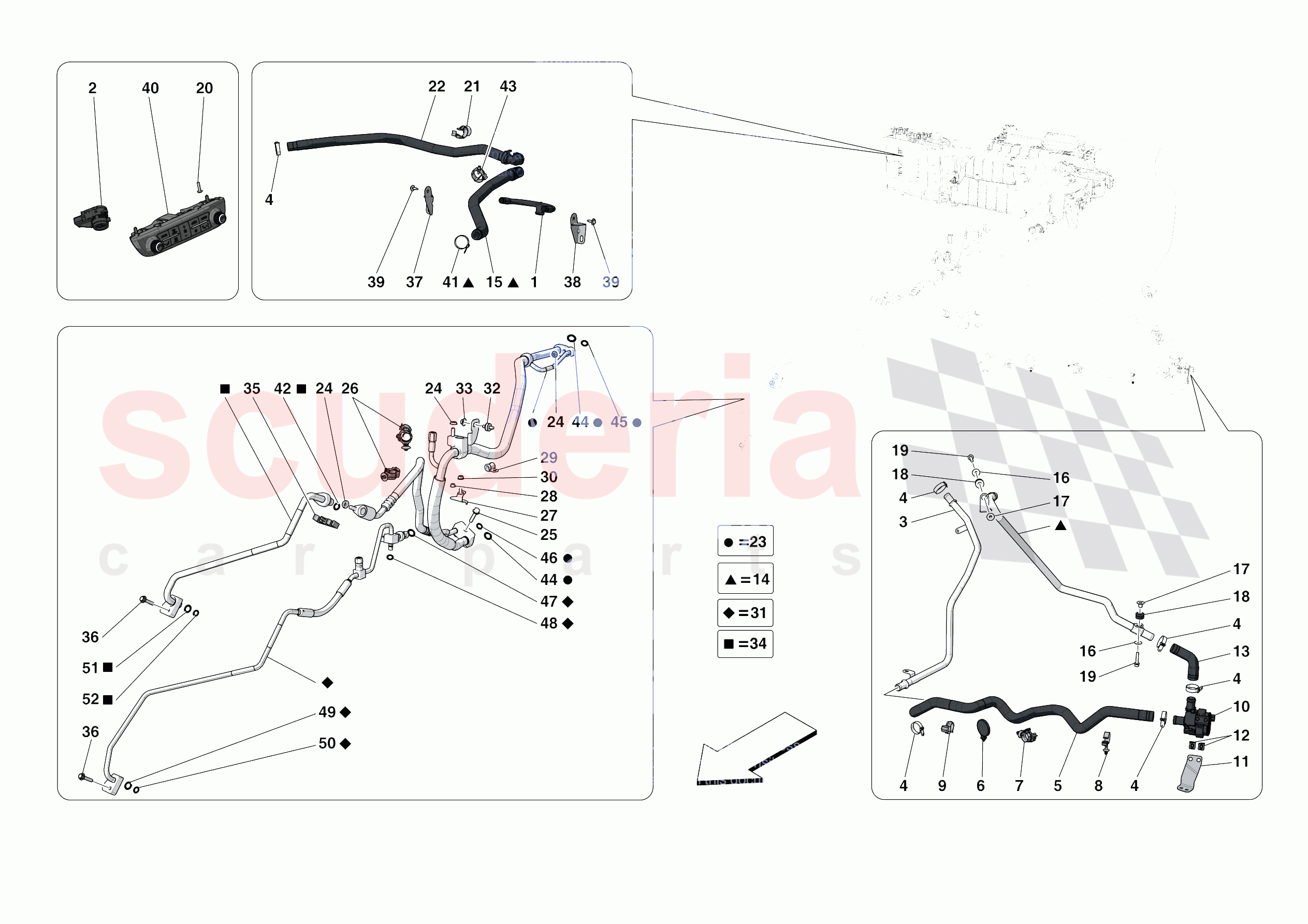 AIR CONDITIONING - AIR CONDITIONING SYSTEM of Ferrari Ferrari Portofino USA