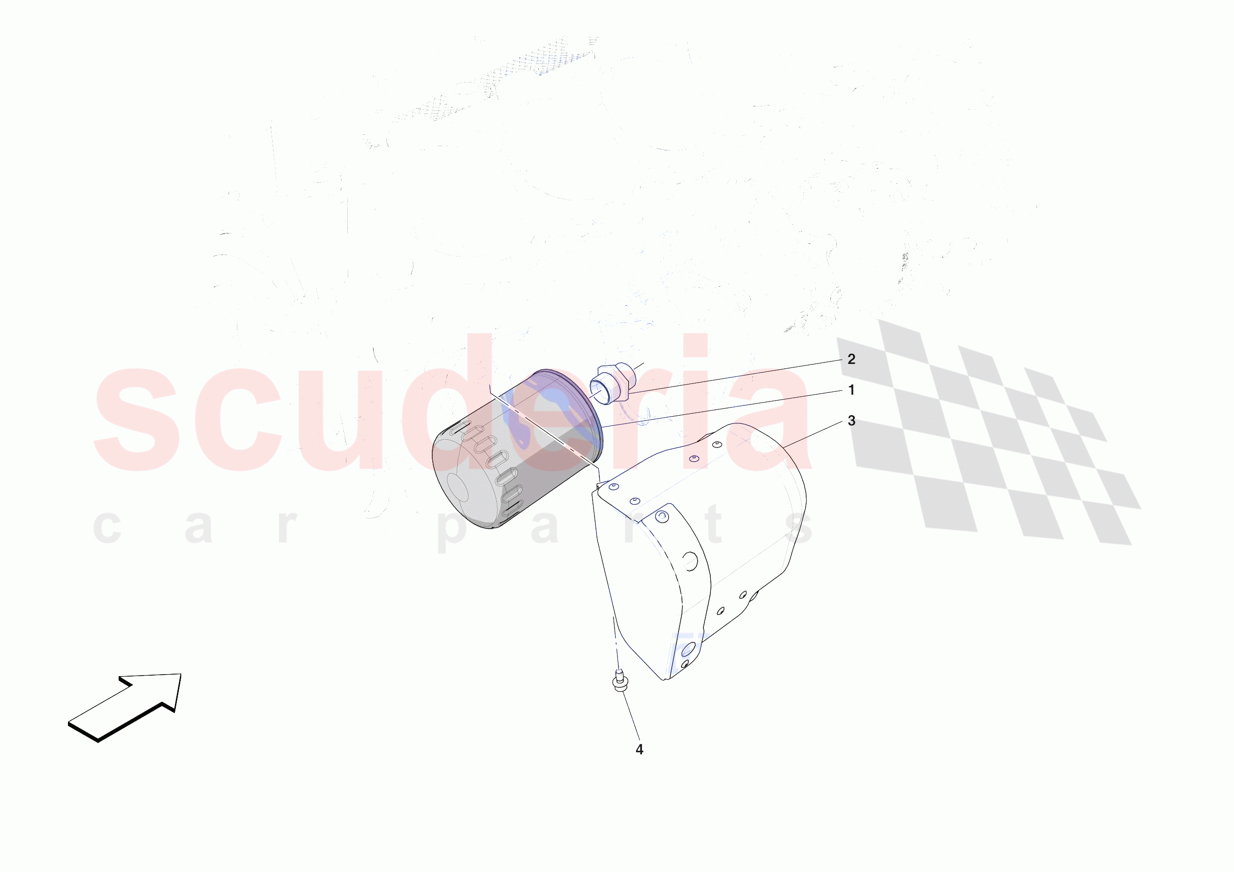 LUBRICATION FILTERS of Ferrari Ferrari Purosangue Europe