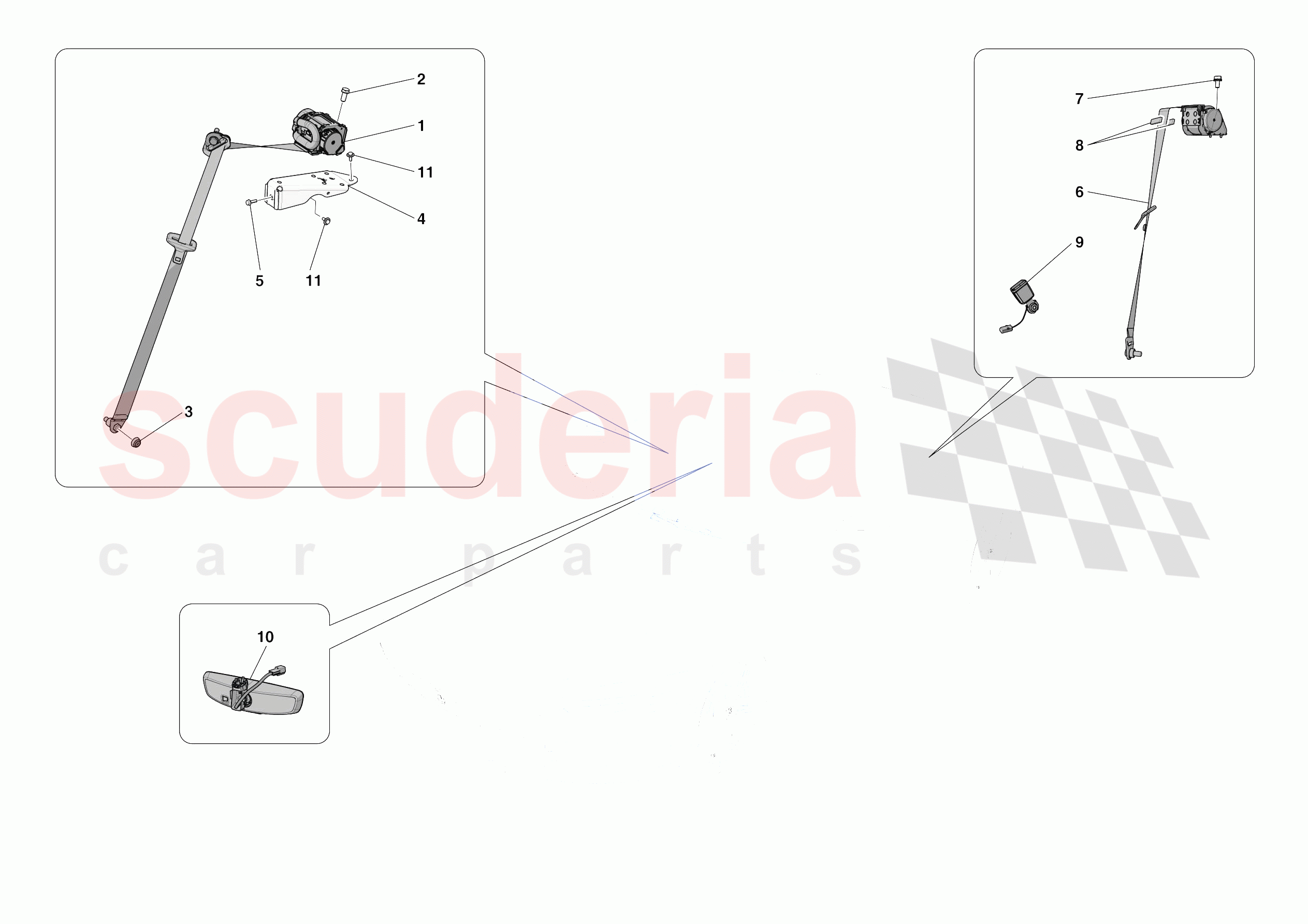 OTHER INTERIOR TRIM ACCESSORIES of Ferrari Ferrari Roma Europe RH
