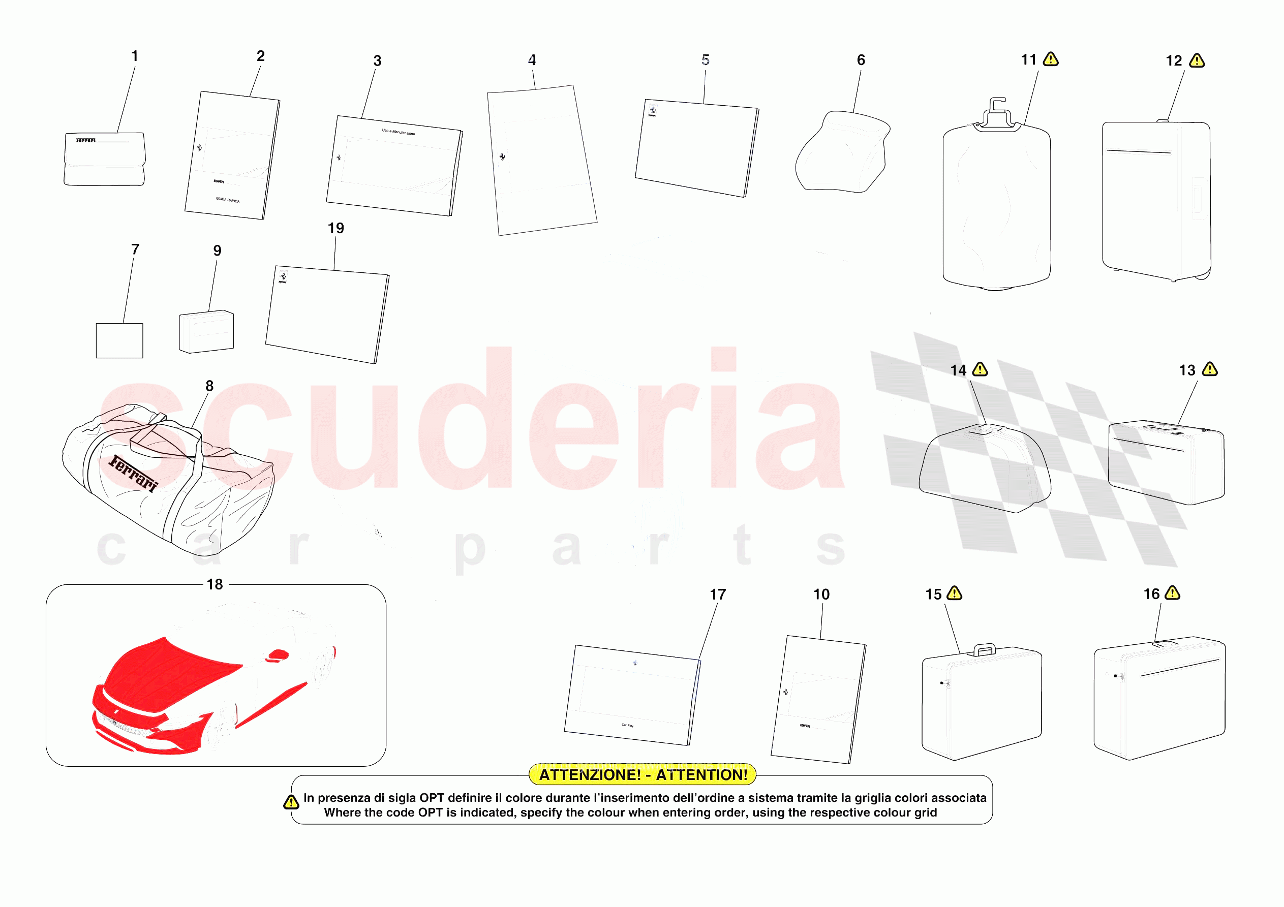 OTHER ACCESSORIES of Ferrari Ferrari Roma Spider Europe