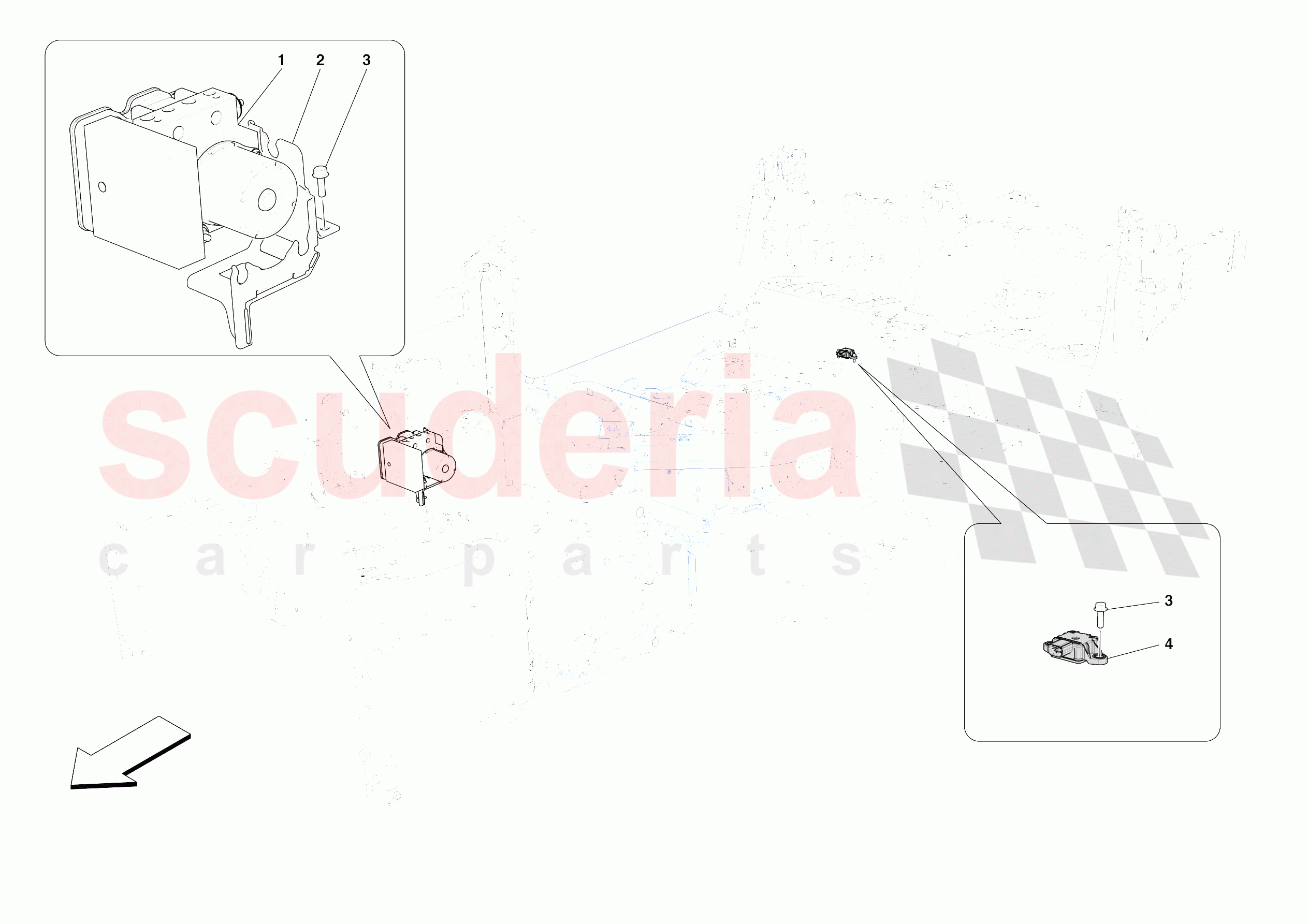 ABS ASR SYSTEM of Ferrari Ferrari Roma Spider Europe RH