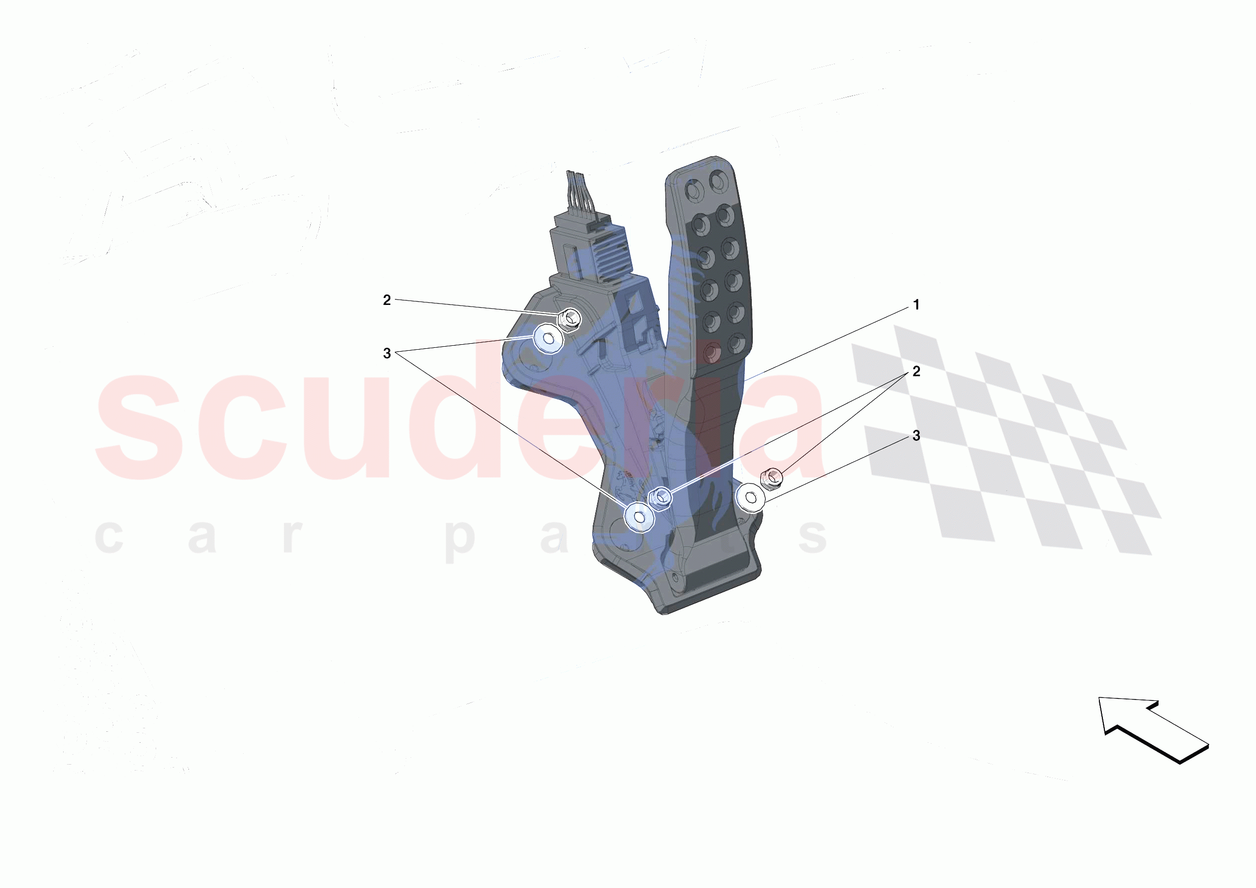 ACCELERATOR CONTROL of Ferrari Ferrari Roma USA