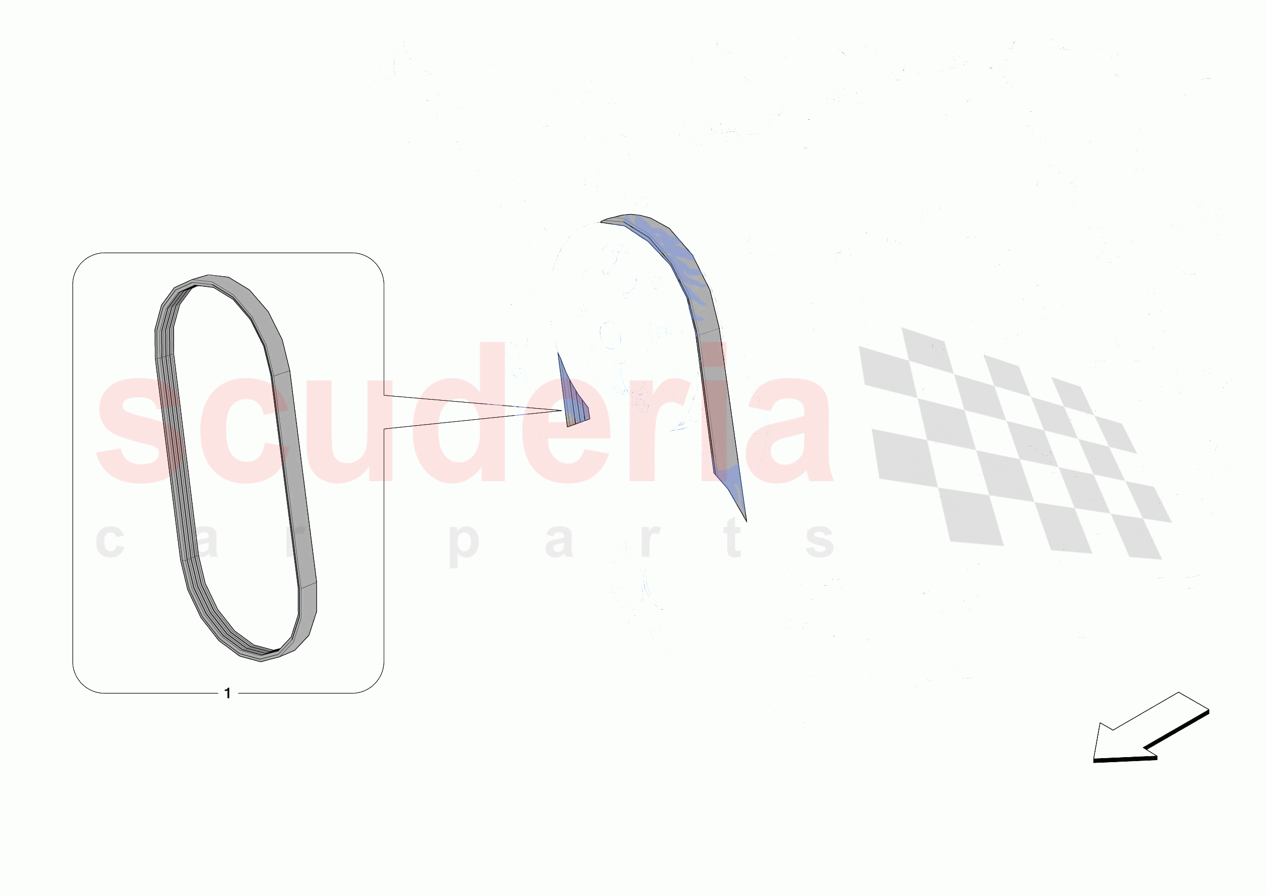 ALTERNATOR DRIVE of Ferrari Ferrari SF90 Spider Europe