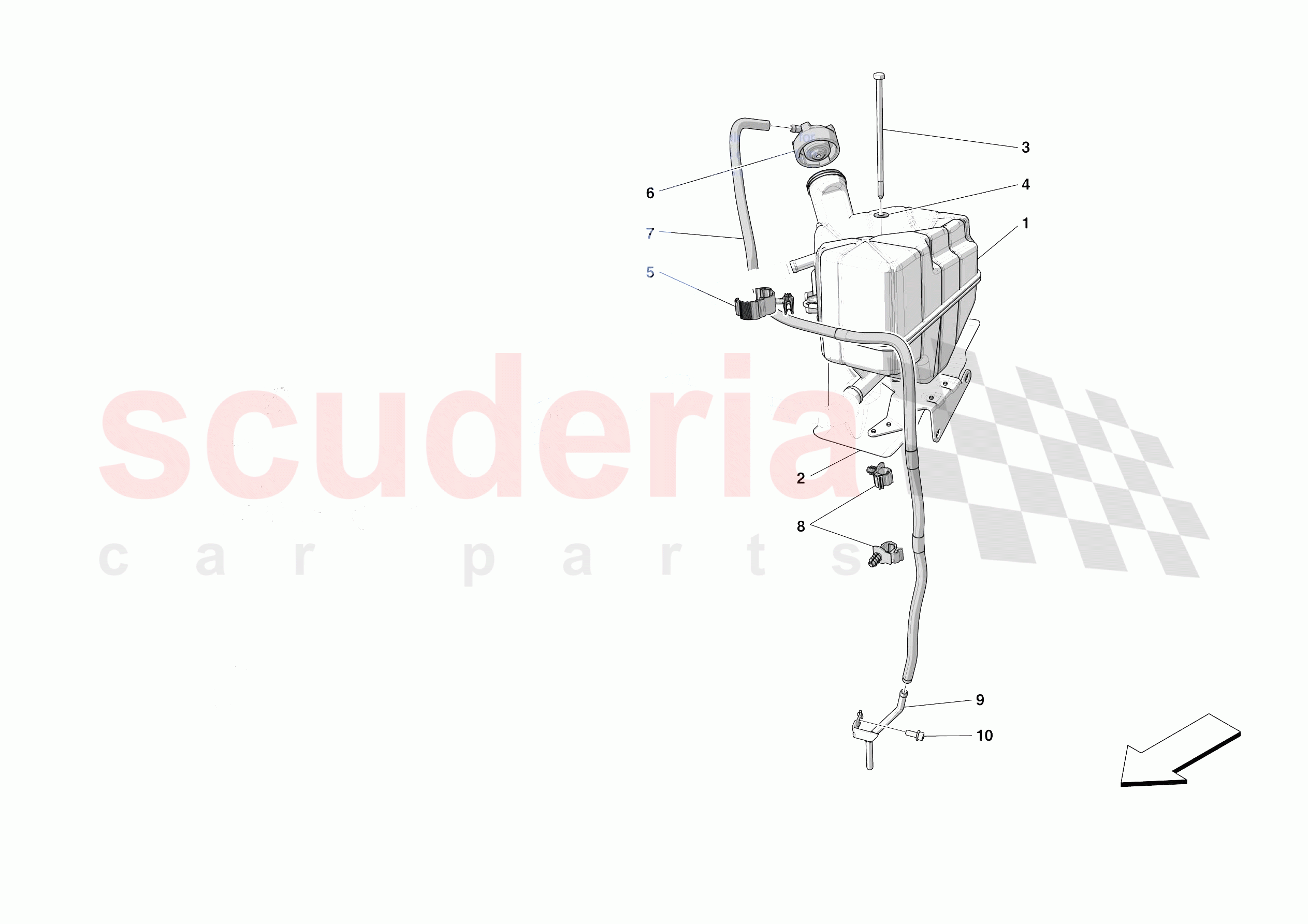 EXPANSION TANK of Ferrari Ferrari SF90 Spider Europe