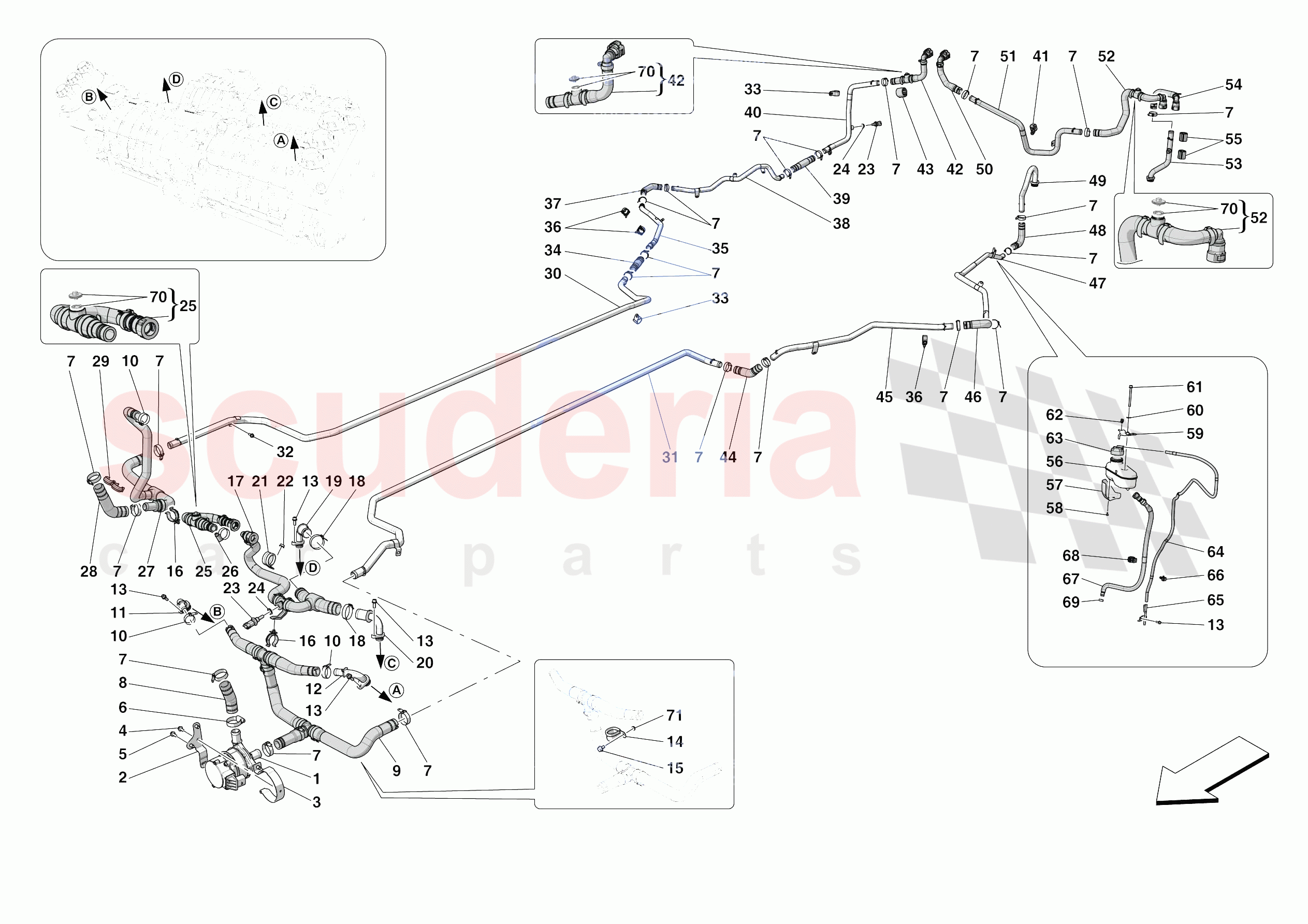 INVERTER COOLING of Ferrari Ferrari SF90 Spider Europe