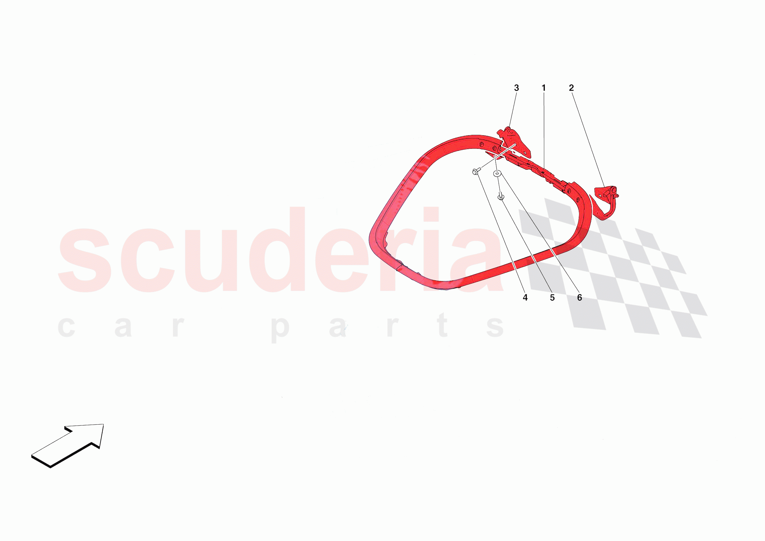 REAR LID SUBSTRUCTURE of Ferrari Ferrari SF90 Spider Europe