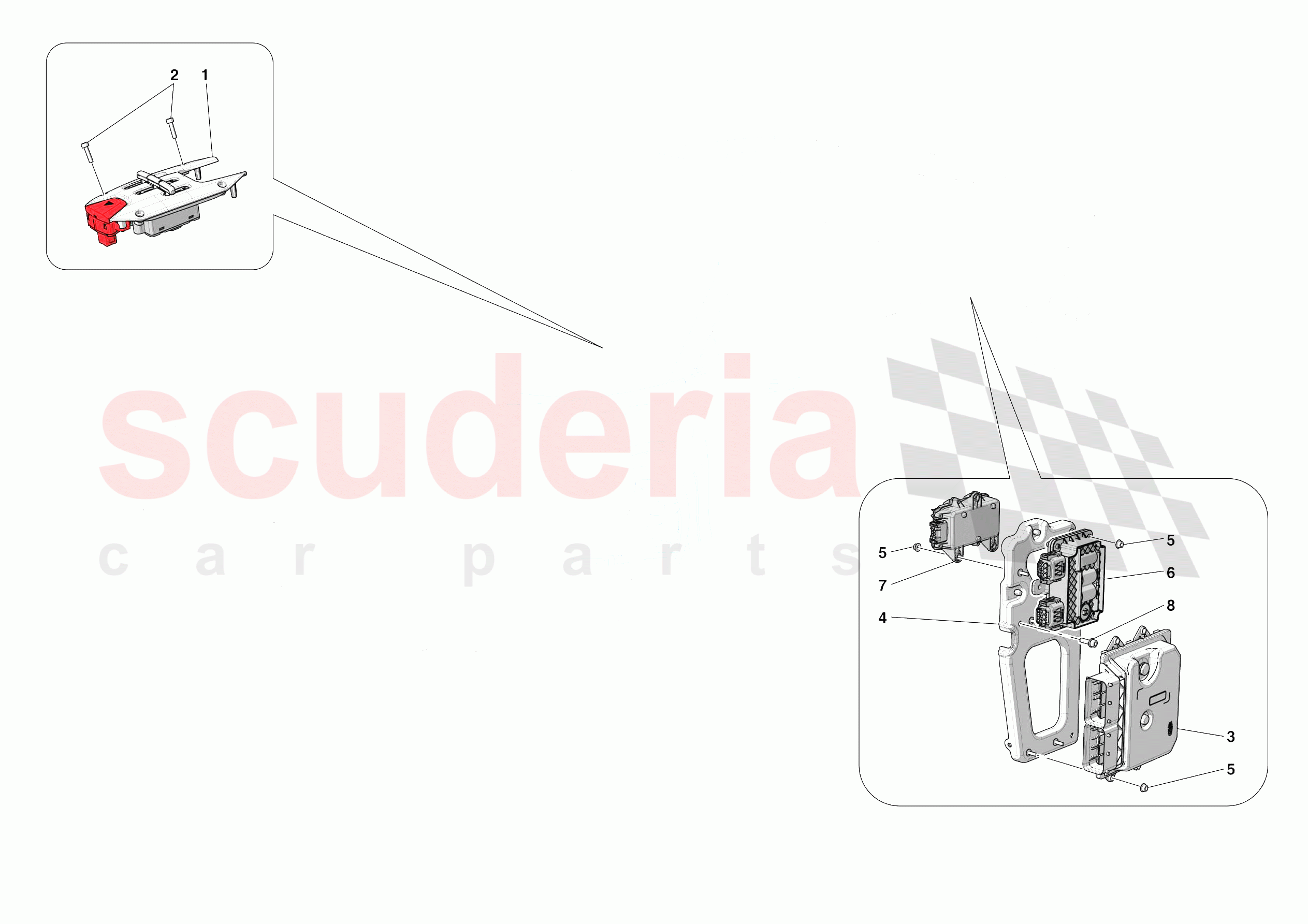 DCT GEARBOX SYSTEM of Ferrari Ferrari SF90 Spider Europe RH