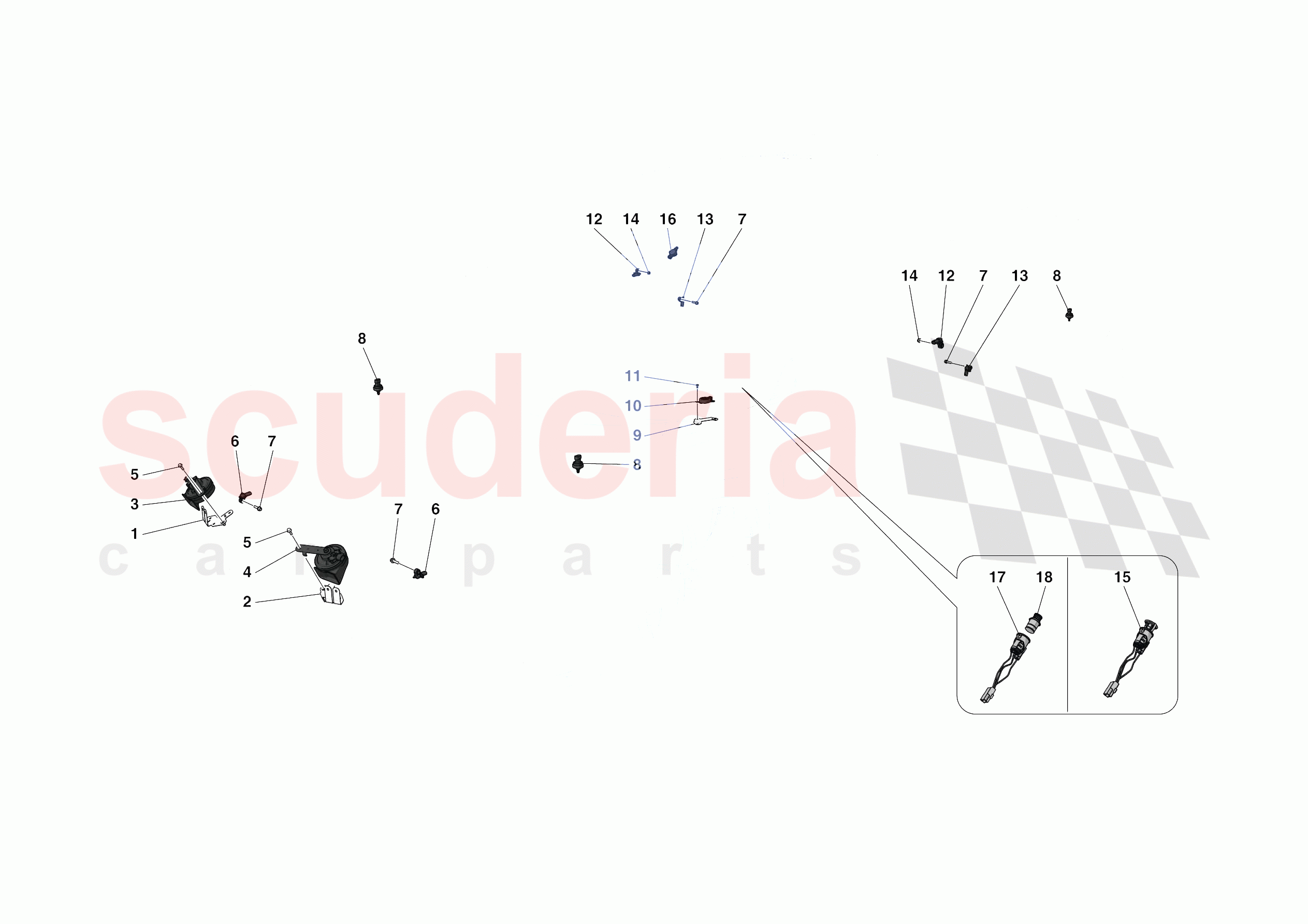 OTHER ELECTRICAL DEVICES of Ferrari Ferrari SF90 Stradale Europe