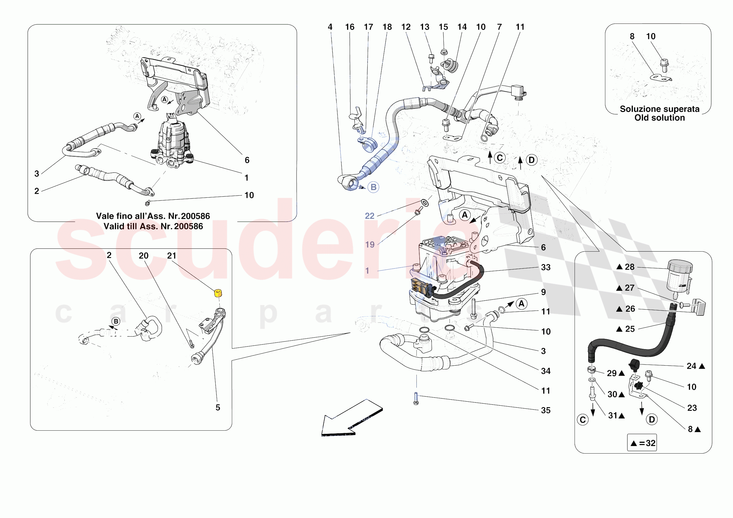 ELECTRIC AXLE COOLING of Ferrari Ferrari SF90 Stradale Europe RH