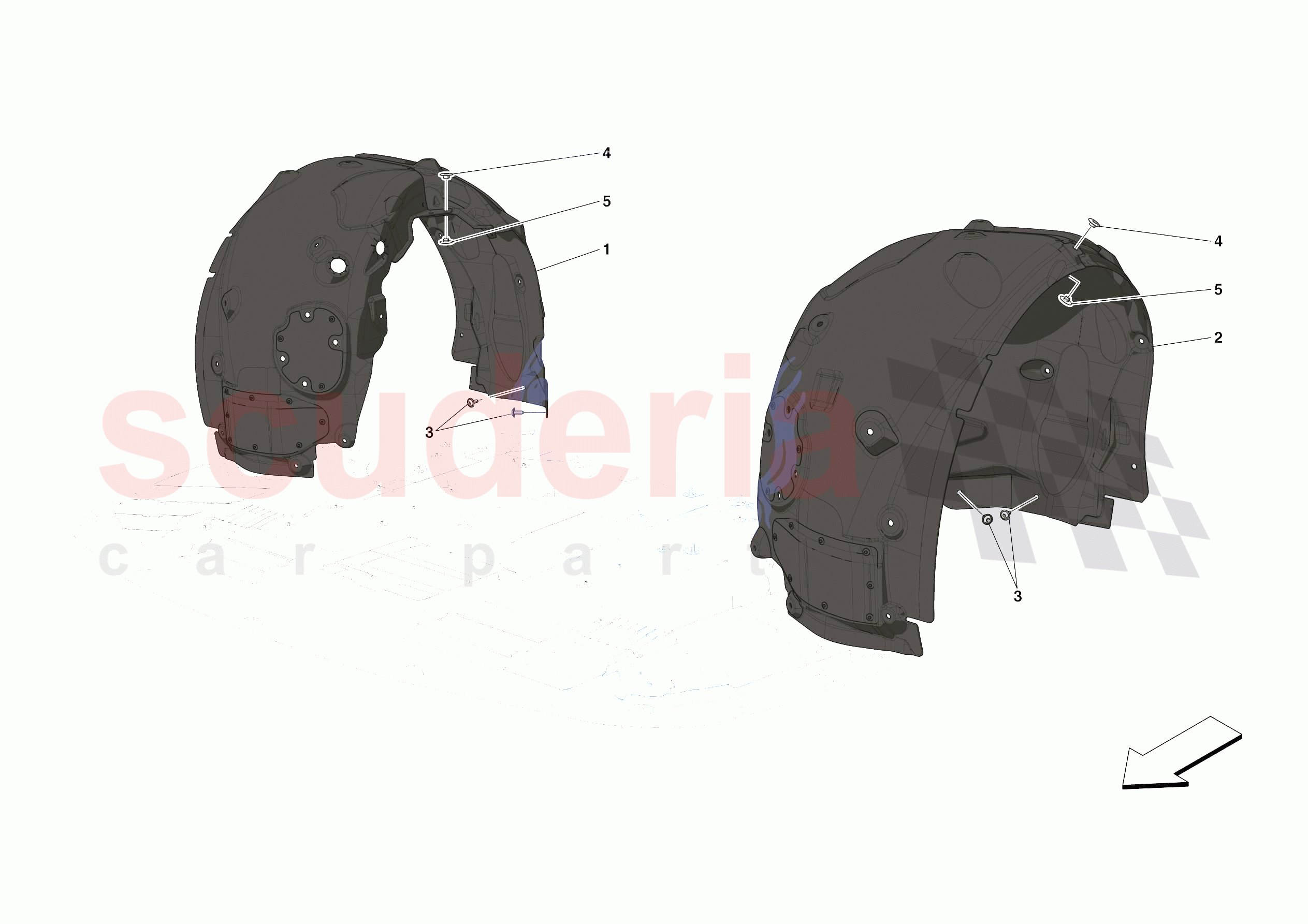 FRONT WHEELHOUSE of Ferrari Ferrari SF90 Stradale USA