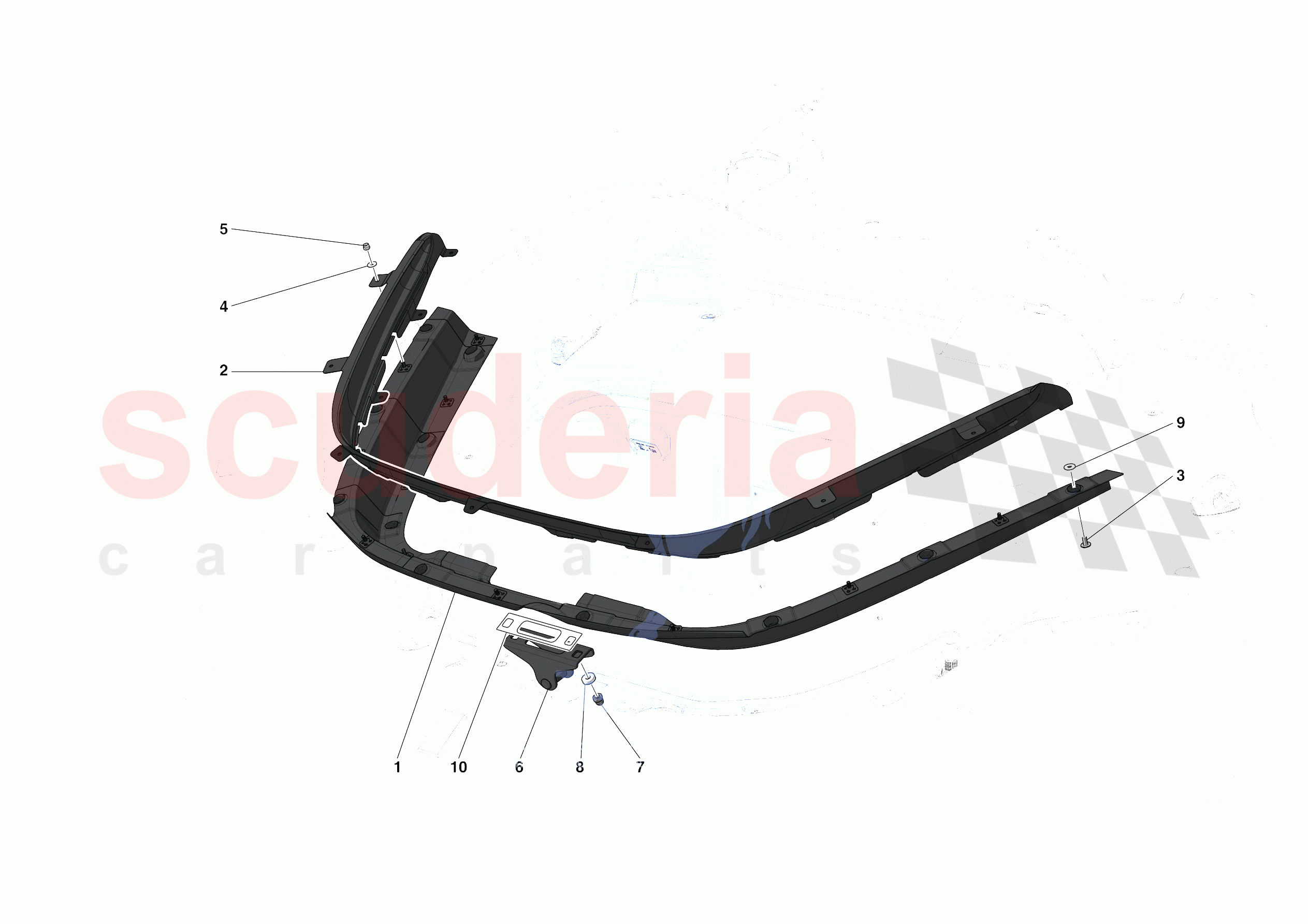 FRONT LID TRIM of Ferrari Ferrari SF90 Stradale USA