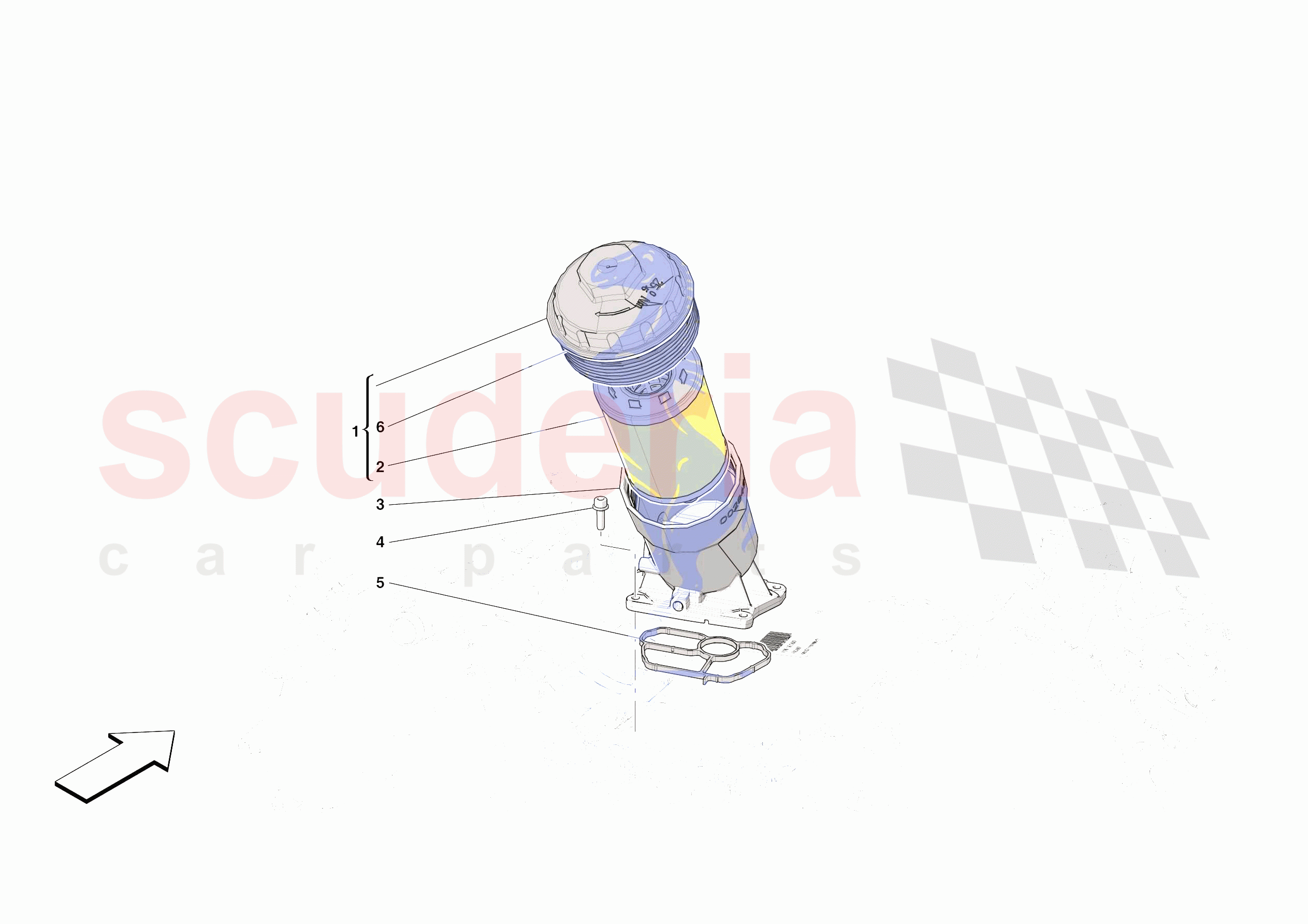 LUBRICATION FILTERS of Ferrari Ferrari SF90 XX Spider Europe