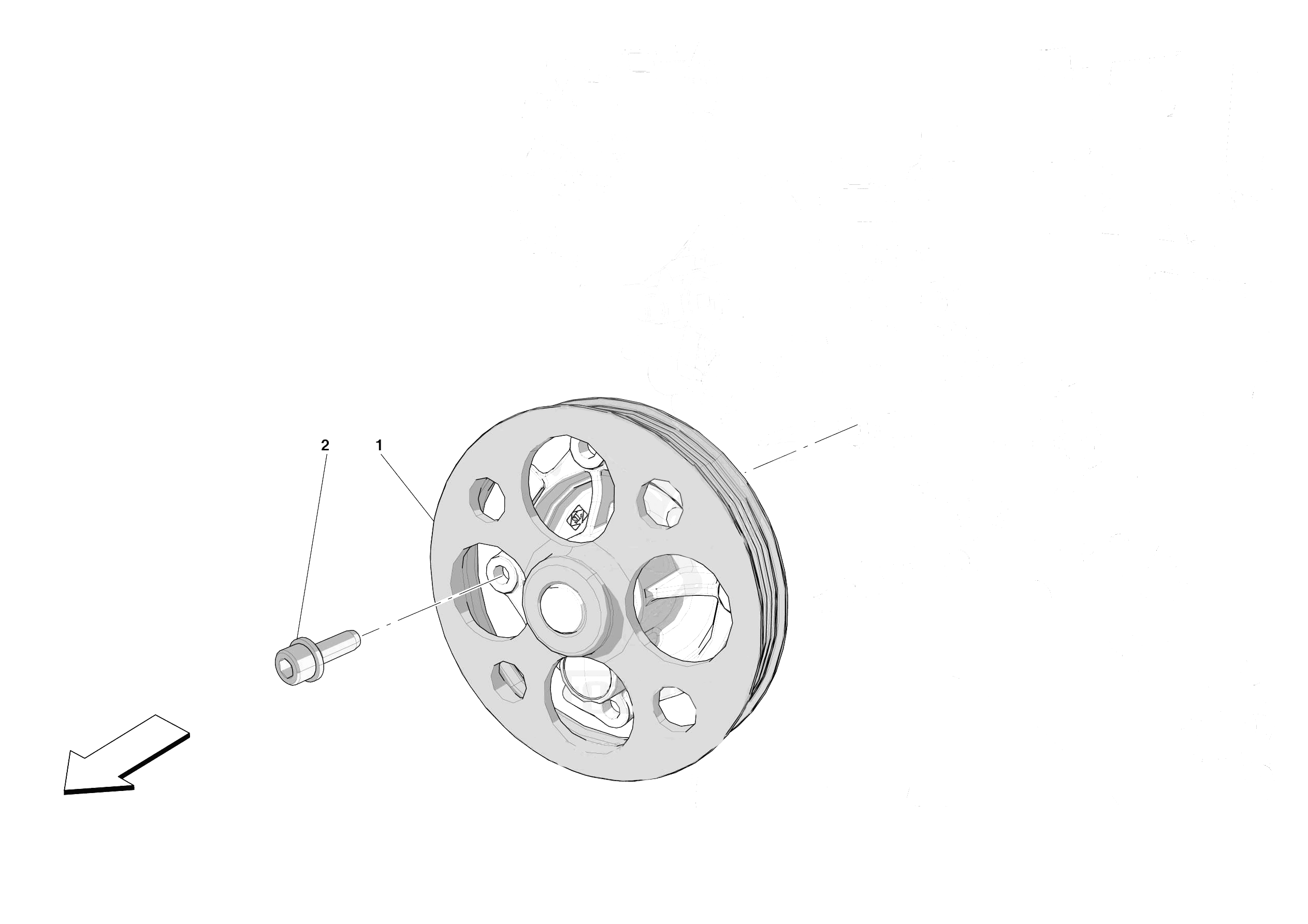 ENGINE COOLING SYSTEM PUMP of Ferrari Ferrari SF90 XX Spider Europe