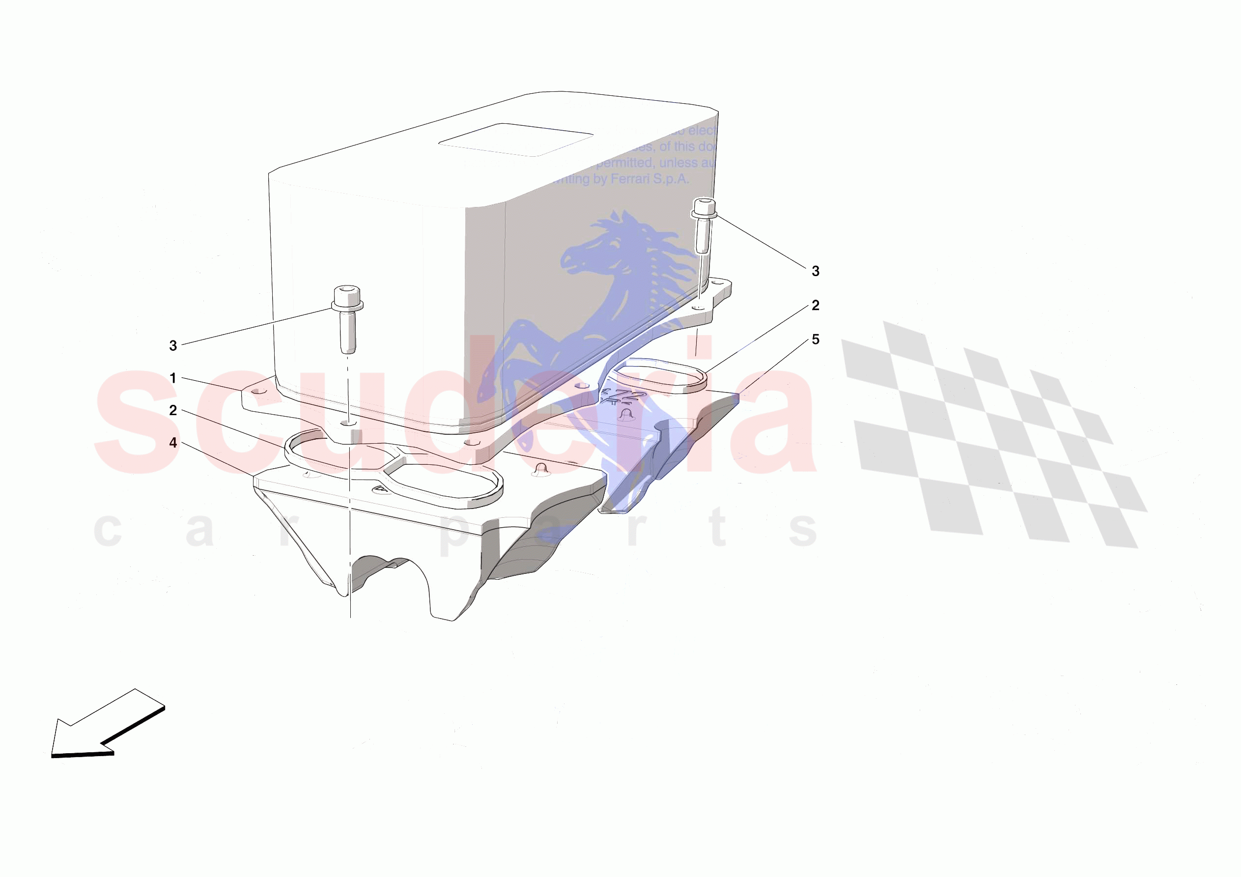 ENGINE HEAT EXCHANGER of Ferrari Ferrari SF90 XX Spider Europe