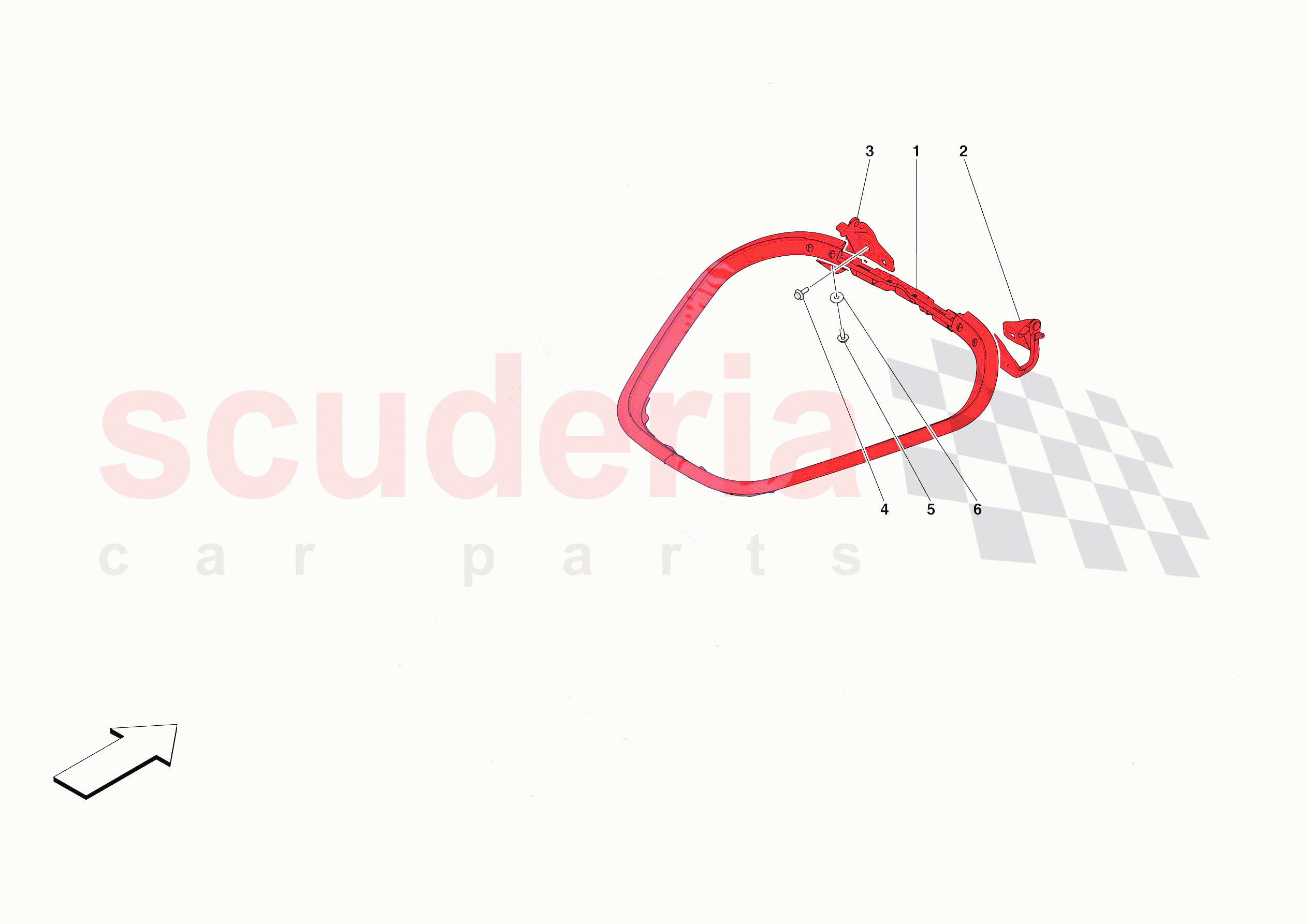 REAR LID SUBSTRUCTURE of Ferrari Ferrari SF90 XX Spider Europe