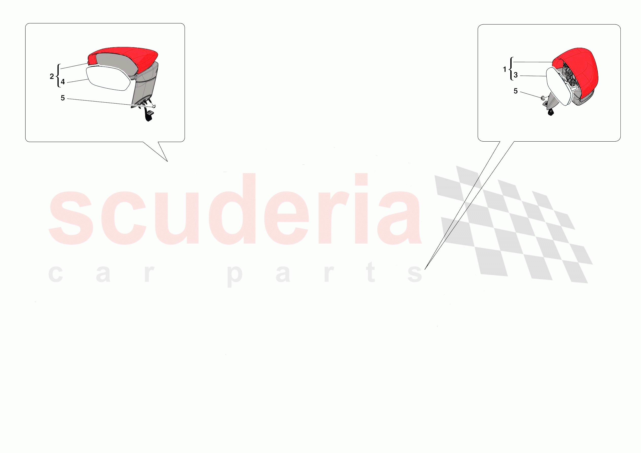 EXTERNAL REAR VIEW MIRRORS of Ferrari Ferrari SF90 XX Spider Europe