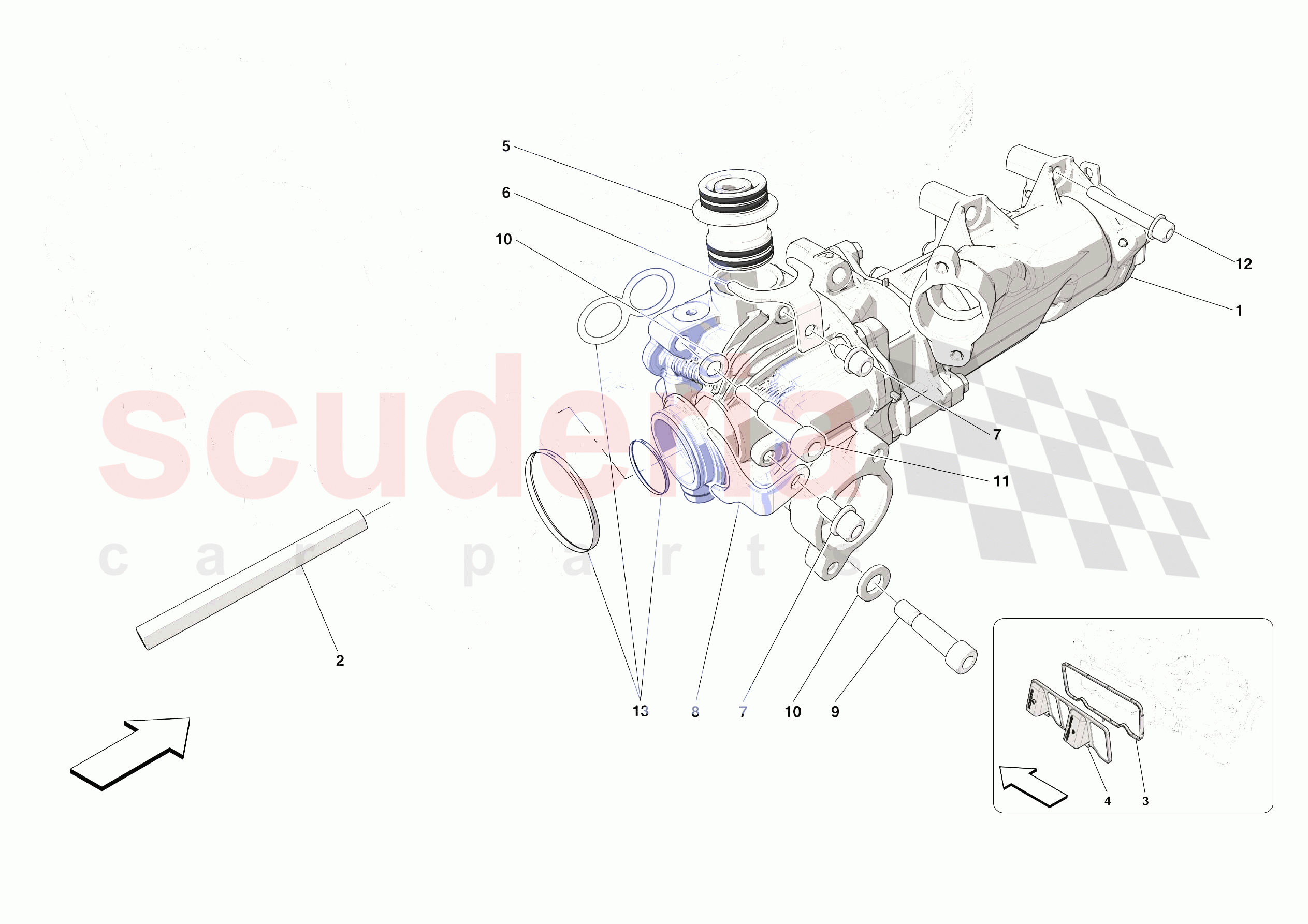 ENGINE OIL PUMP of Ferrari Ferrari SF90 XX Spider Europe RH