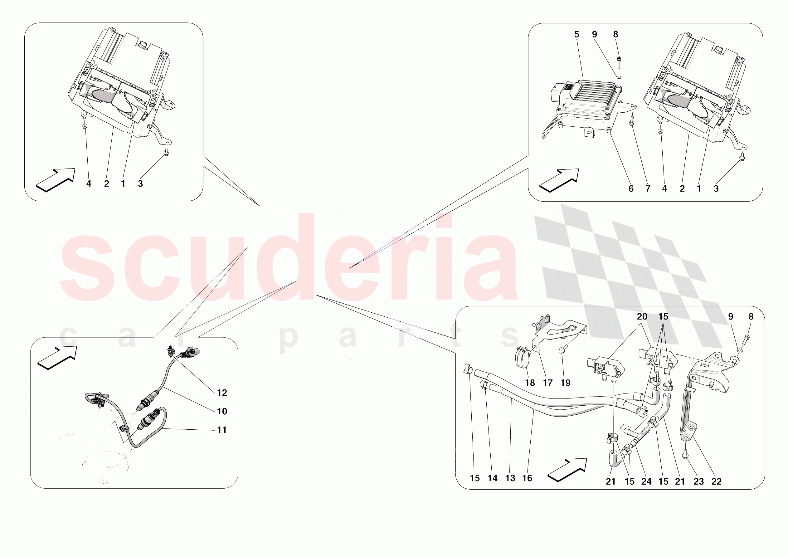 ENGINE INJECTION CONTROL of Ferrari Ferrari SF90 XX Spider Europe RH