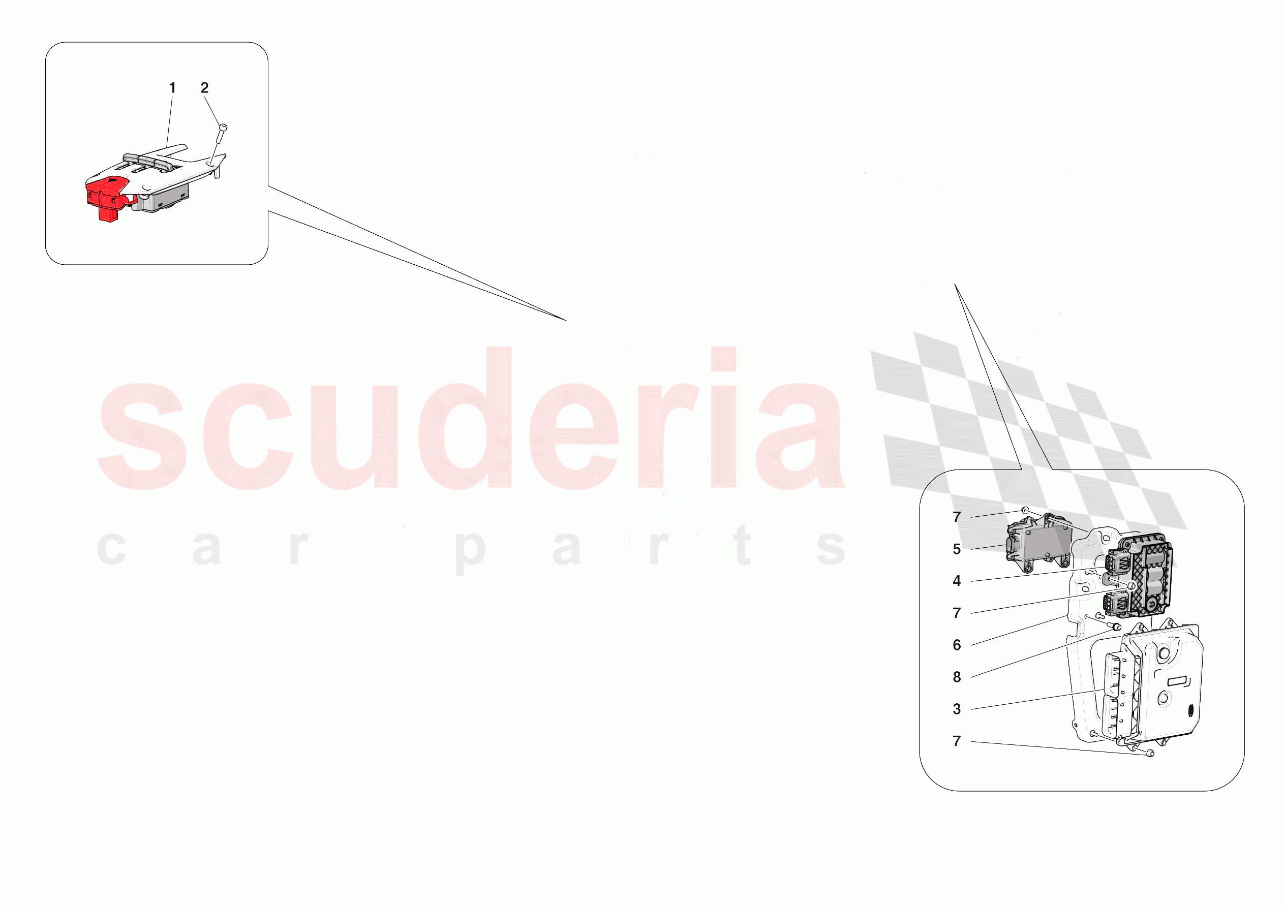 DCT GEARBOX SYSTEM of Ferrari Ferrari SF90 XX Spider Europe RH