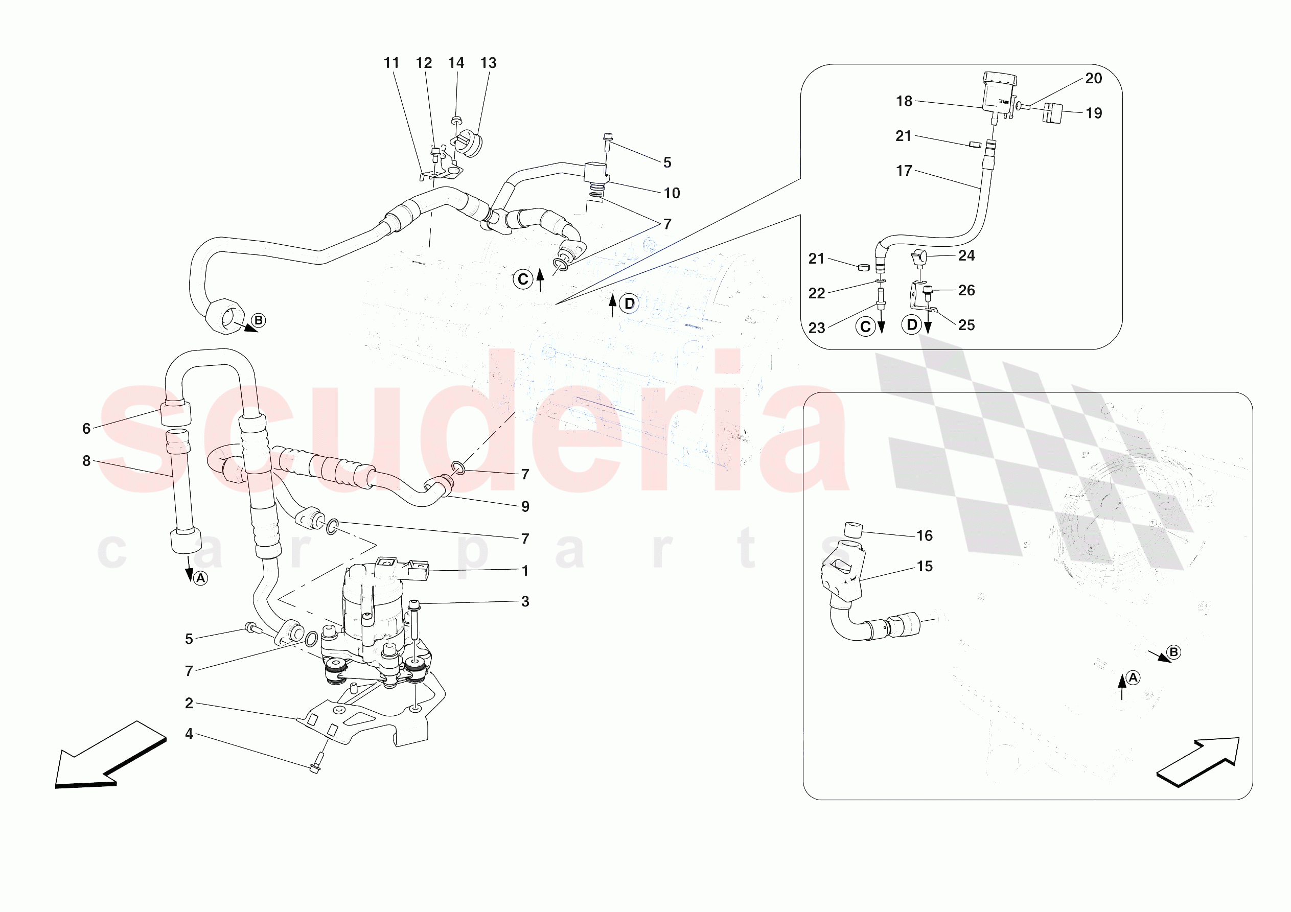ELECTRIC AXLE COOLING of Ferrari Ferrari SF90 XX Spider Europe RH